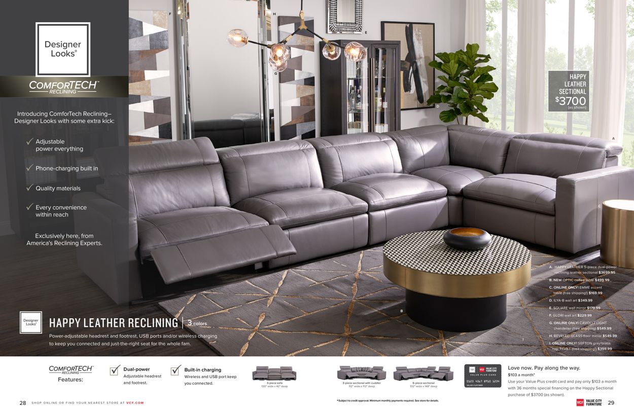Value City Furniture Weekly Ad Circular - valid 01/13-05/31/2020 (Page 15)
