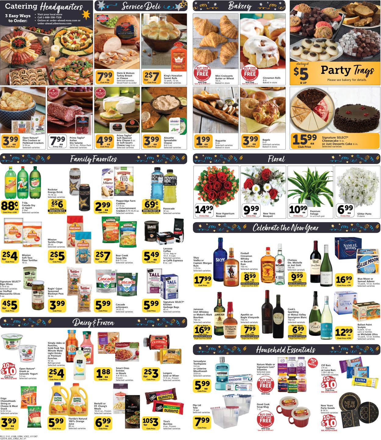 Vons - New Years's Ad 2019/2020 Weekly Ad Circular - valid 12/28-12/31/2019 (Page 4)