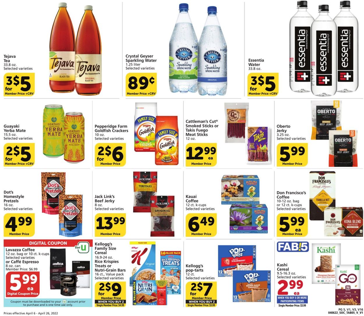Vons EASTER 2022 Weekly Ad Circular - valid 04/06-04/26/2022 (Page 5)