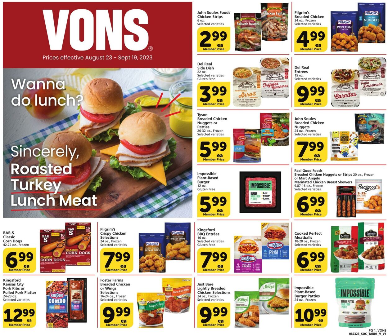 Vons Weekly Ad Circular - valid 08/23-09/19/2023