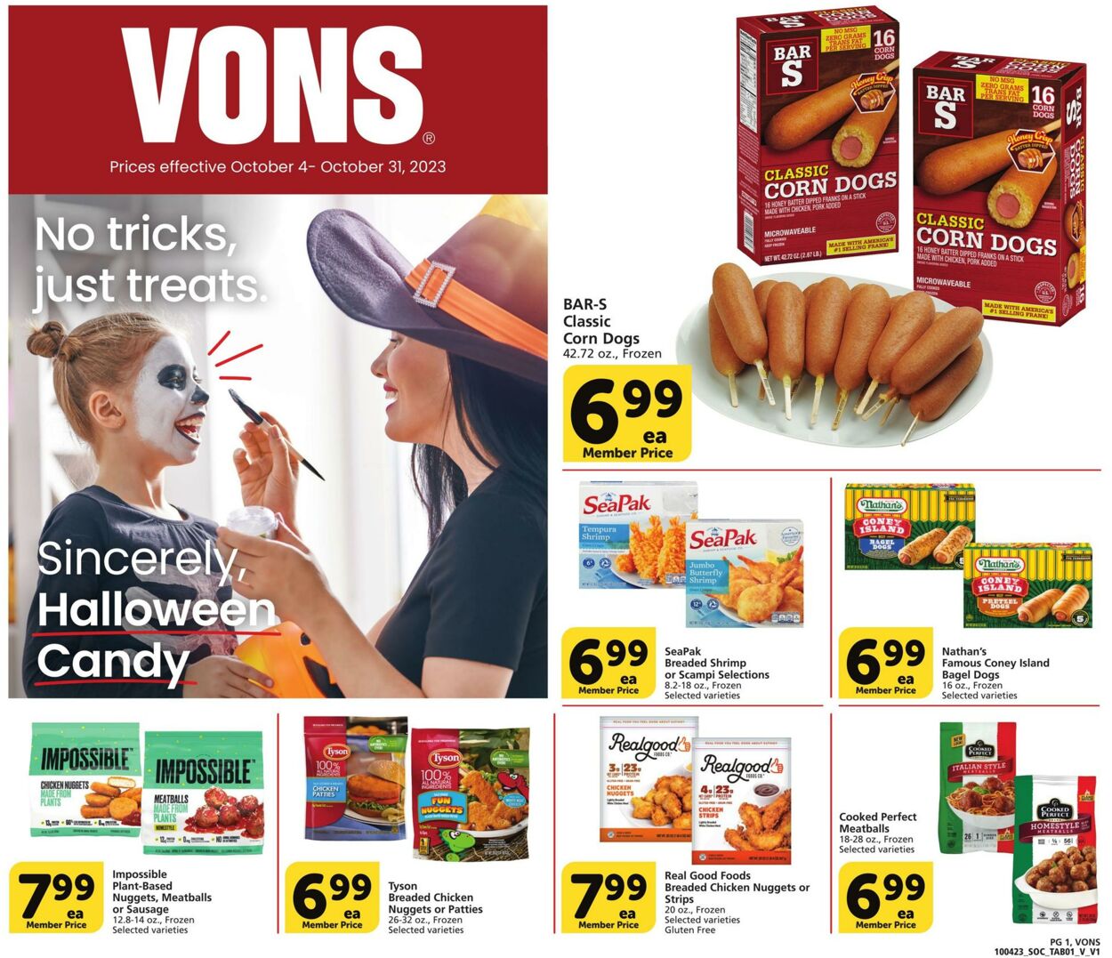 Vons Weekly Ad Circular - valid 10/04-10/31/2023