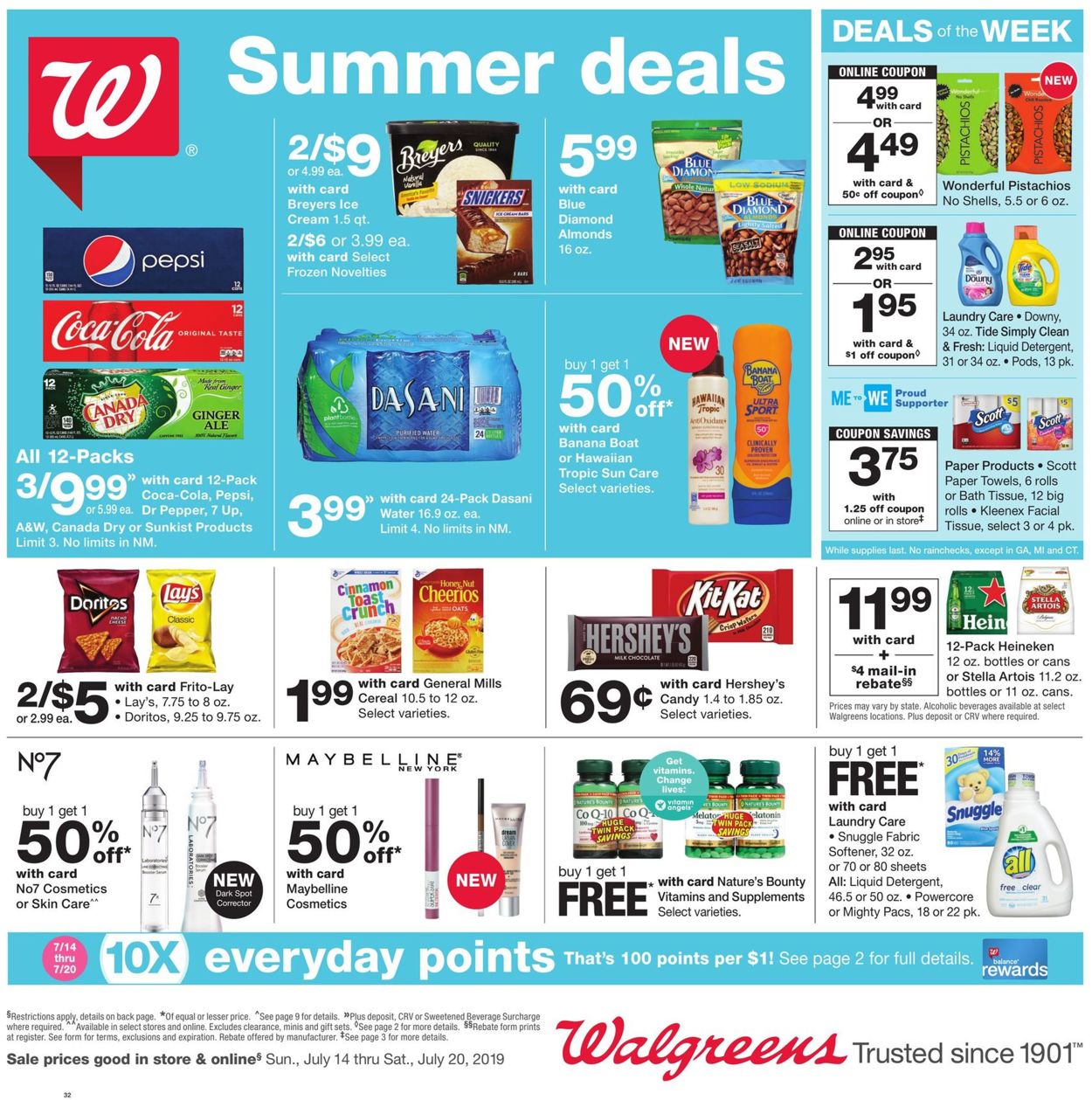 Walgreens Weekly Ad Circular - valid 07/14-07/20/2019