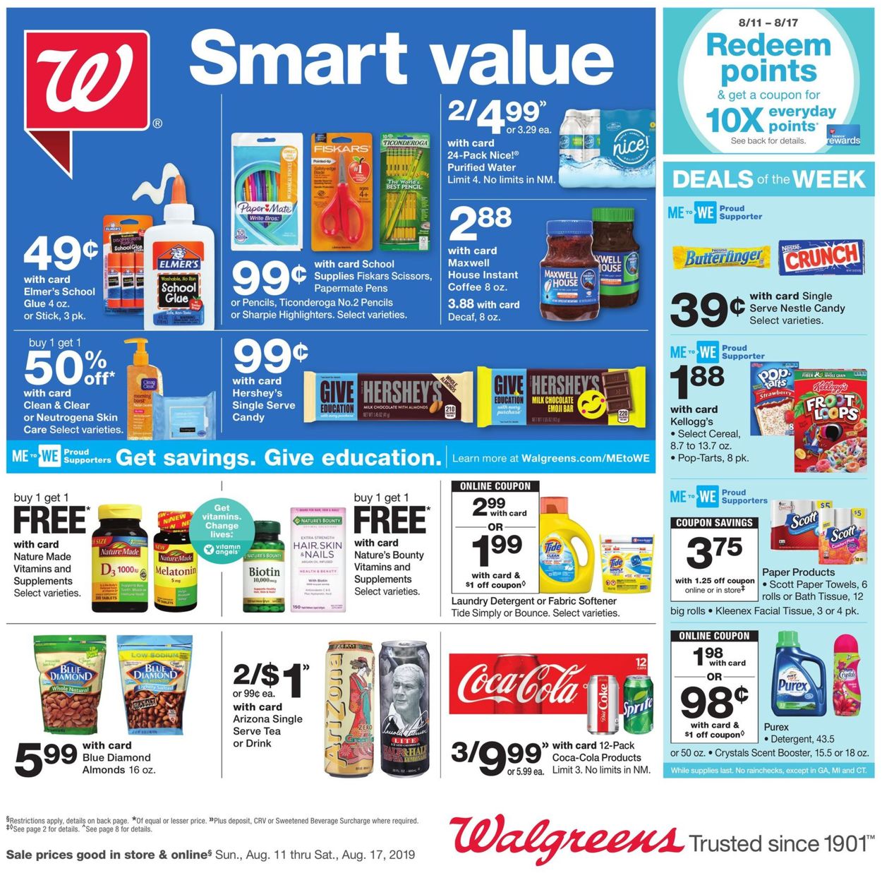 Walgreens Ad Circular - 08/11 - 08/17/2019 | Rabato
