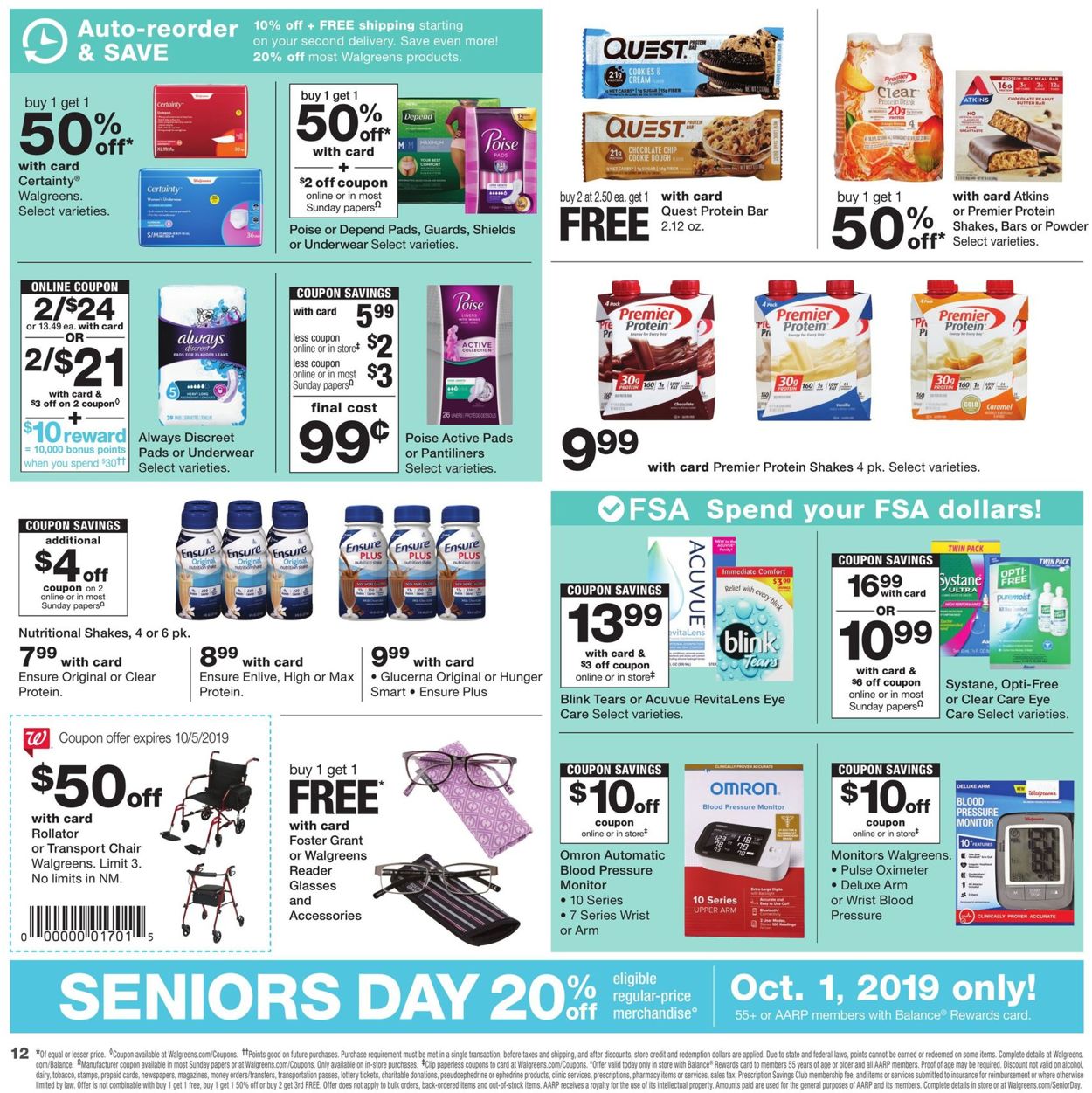 Walgreens Weekly Ad Circular - valid 09/29-10/05/2019 (Page 16)