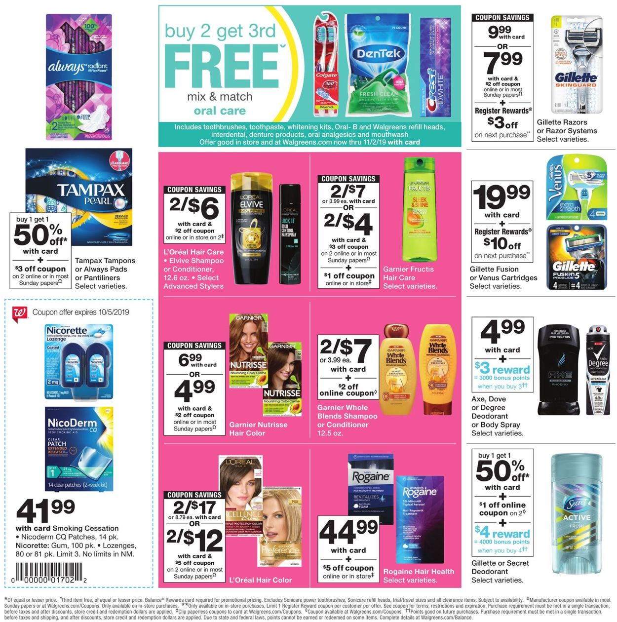 Walgreens Weekly Ad Circular - valid 09/29-10/05/2019 (Page 17)