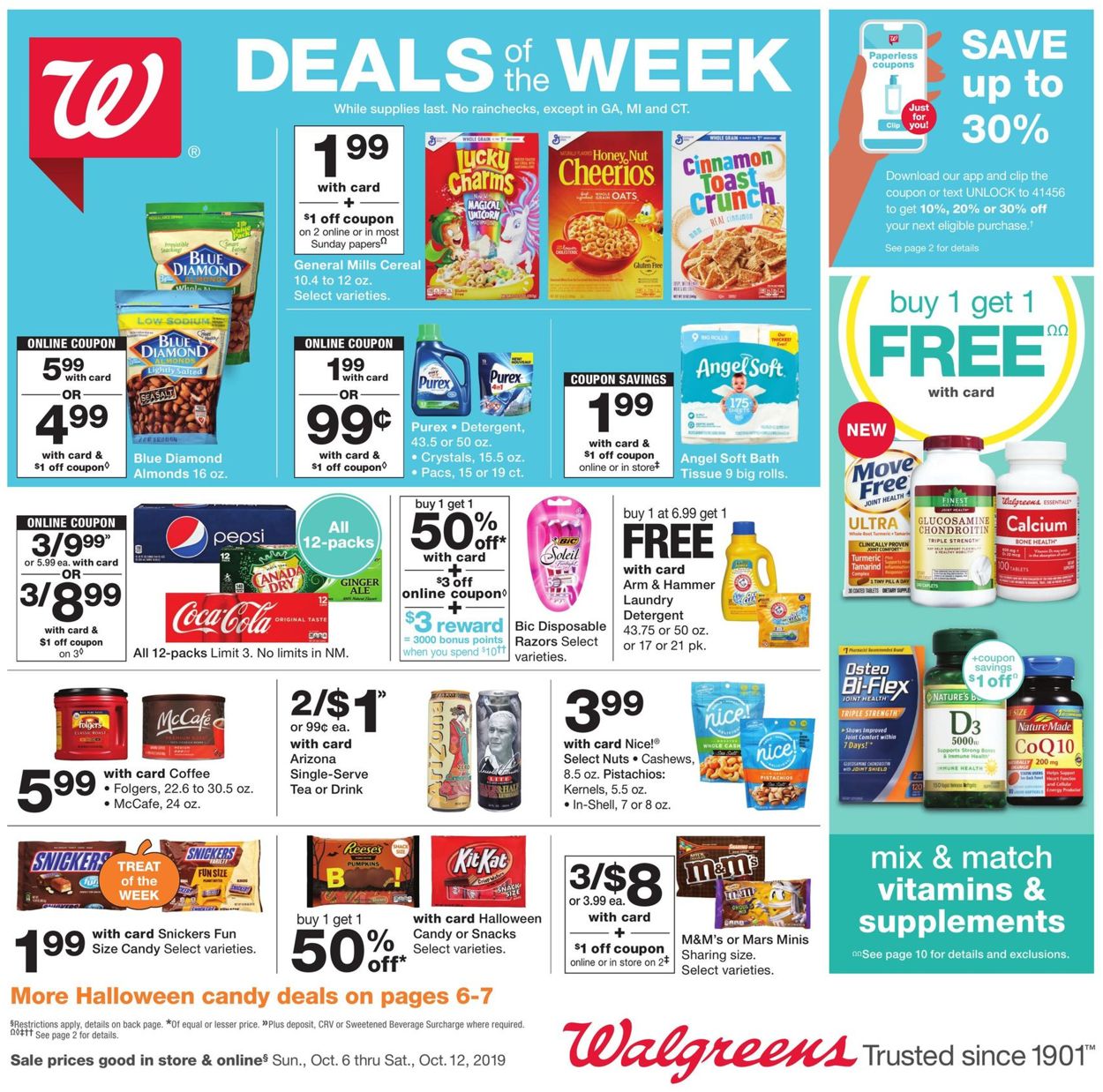 Walgreens Weekly Ad Circular - valid 10/06-10/12/2019