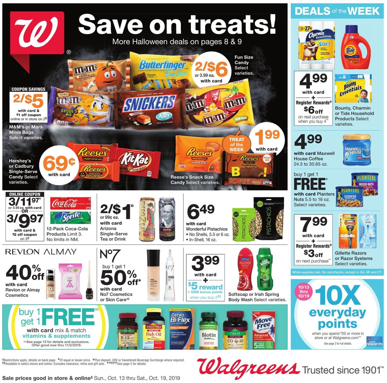 Walgreens Weekly Ad Circular - valid 10/13-10/19/2019