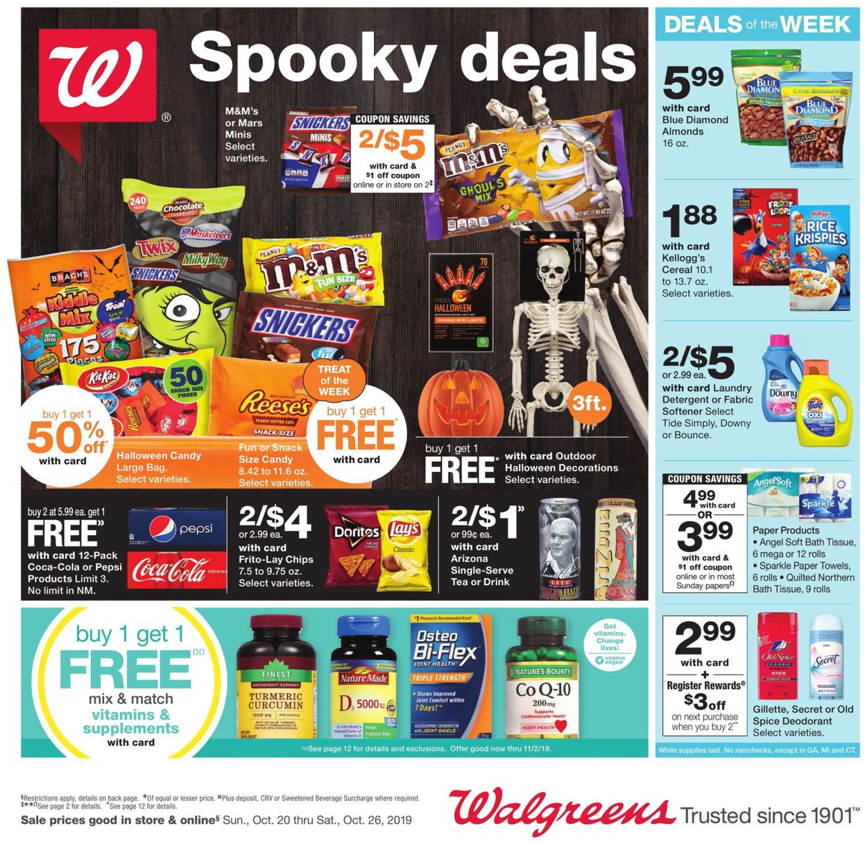 Walgreens Weekly Ad Circular - valid 10/20-10/26/2019