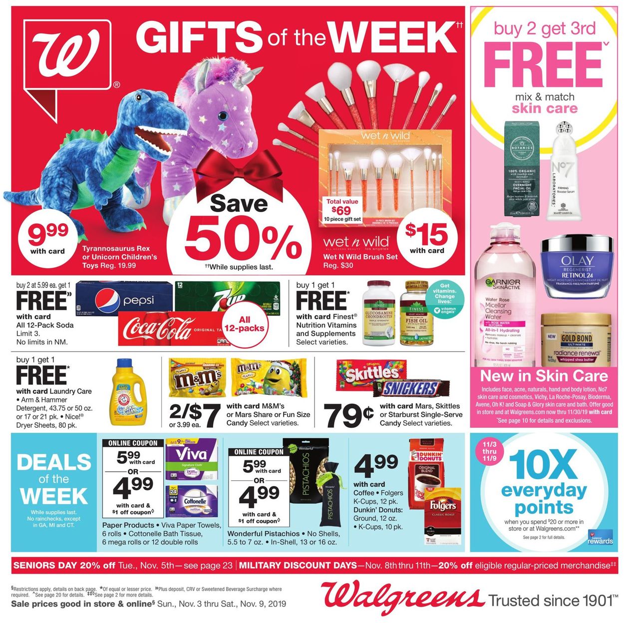 Walgreens Weekly Ad Circular - valid 11/03-11/09/2019
