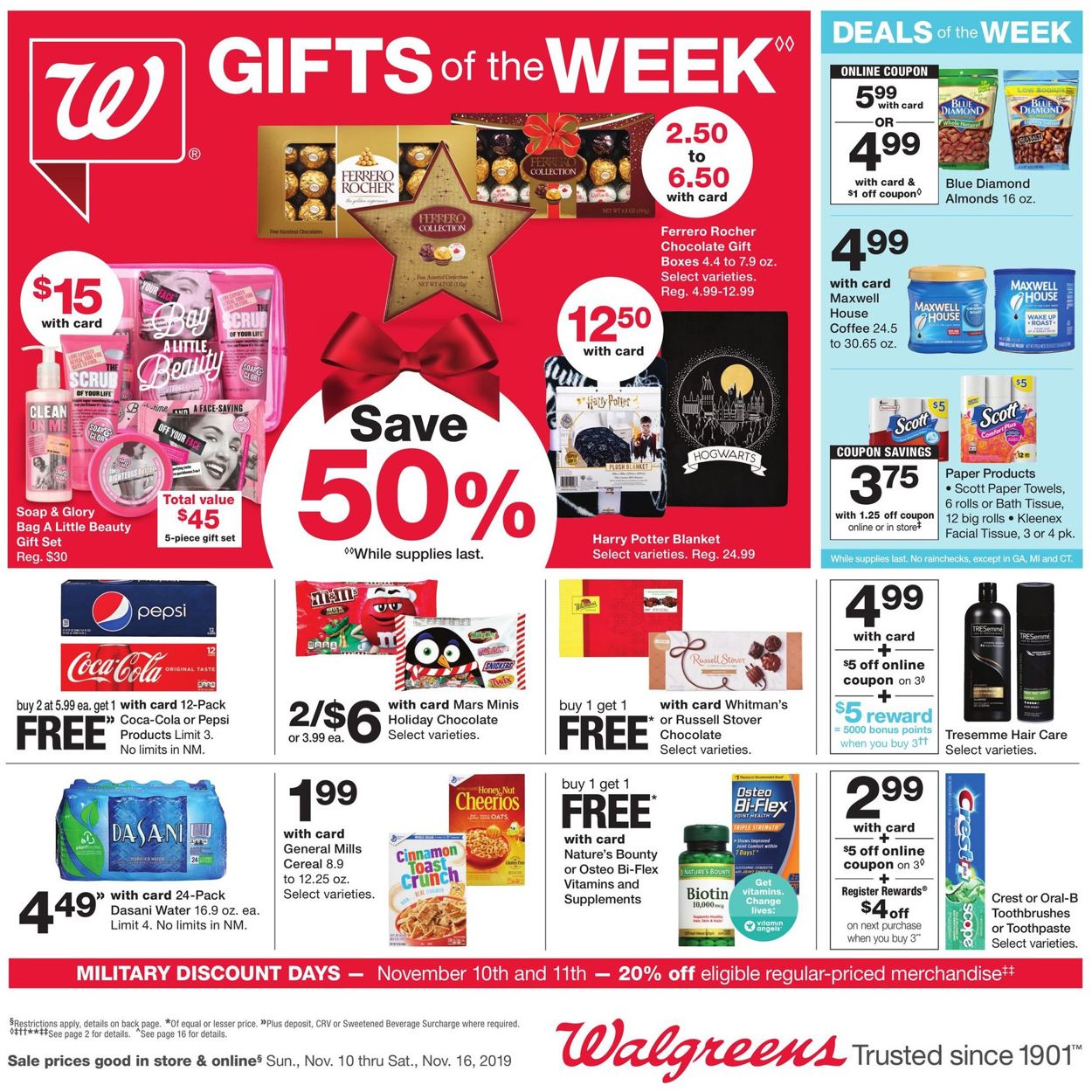 Walgreens Weekly Ad Circular - valid 11/10-11/16/2019