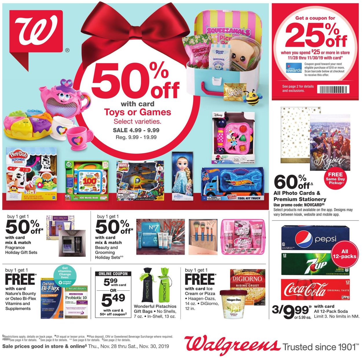 Walgreens Weekly Ad Circular - valid 11/28-11/30/2019