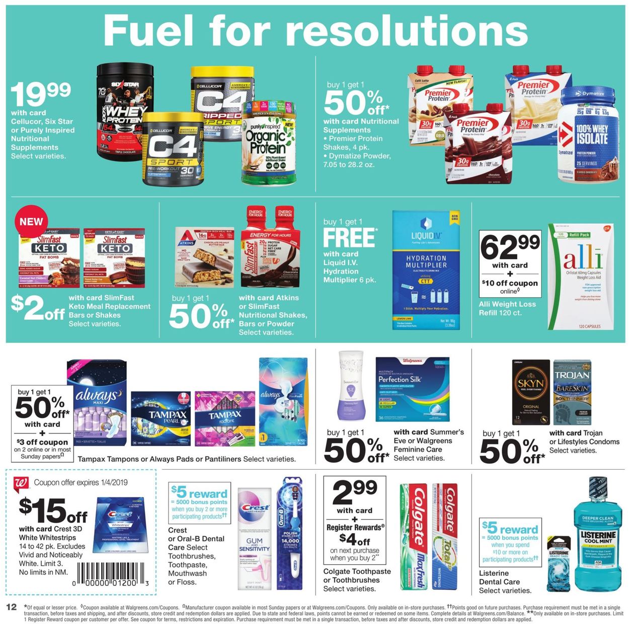 Walgreens - New Year's Ad 2019/2020 Weekly Ad Circular - valid 12/29-01/04/2020 (Page 14)