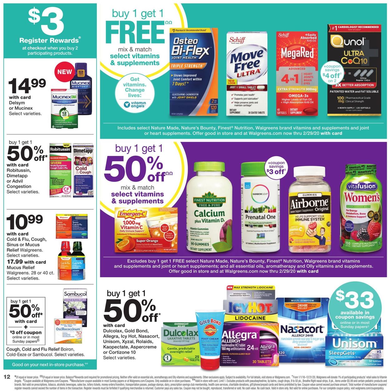 Walgreens Weekly Ad Circular - valid 01/26-02/01/2020 (Page 12)