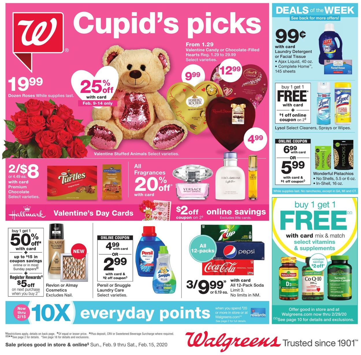 Walgreens Weekly Ad Circular - valid 02/09-02/15/2020