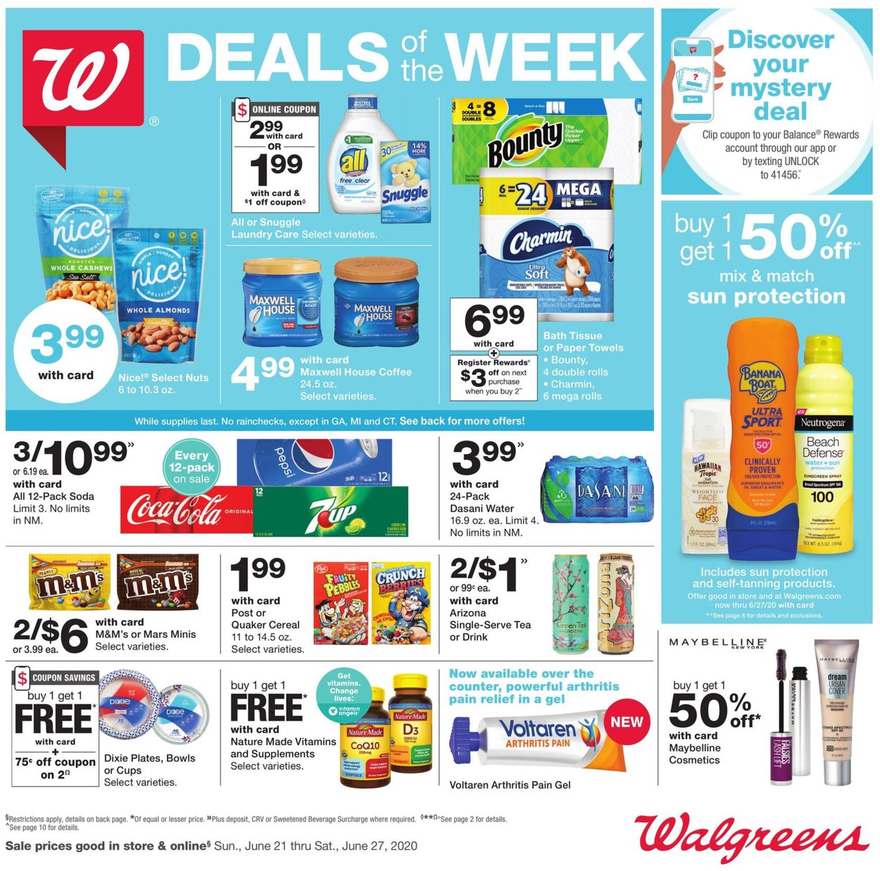 Walgreens Weekly Ad Circular - valid 06/21-06/27/2020 (Page 2)