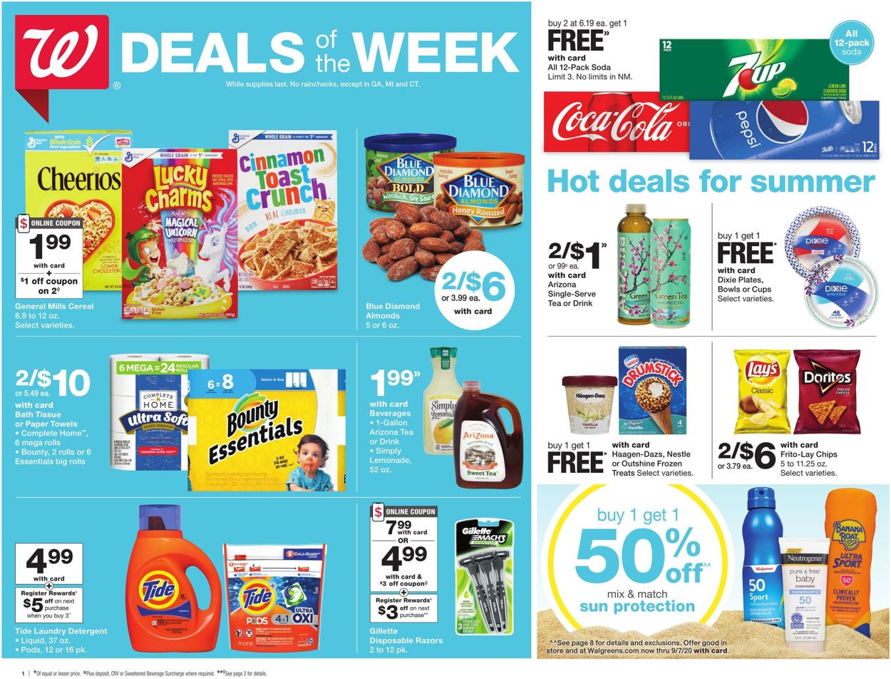 Walgreens Weekly Ad Circular - valid 07/19-07/25/2020 (Page 2)