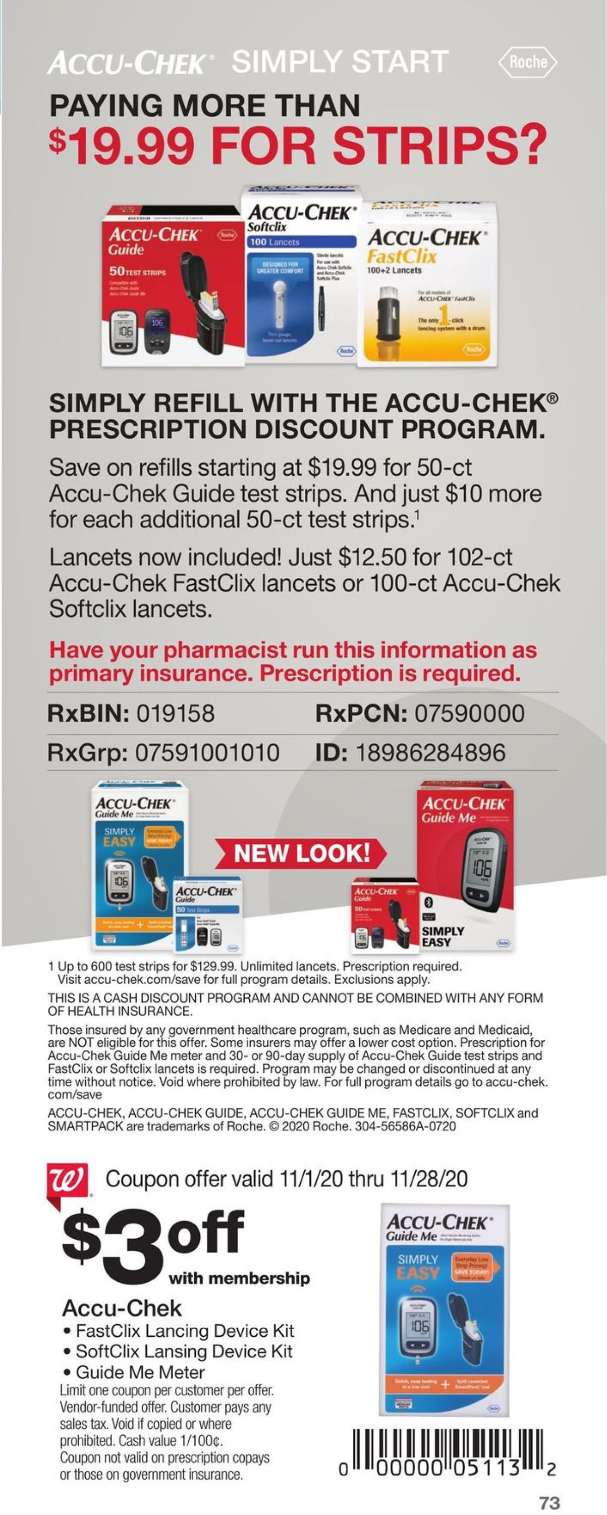 Walgreens Weekly Ad Circular - valid 11/01-11/28/2020 (Page 73)