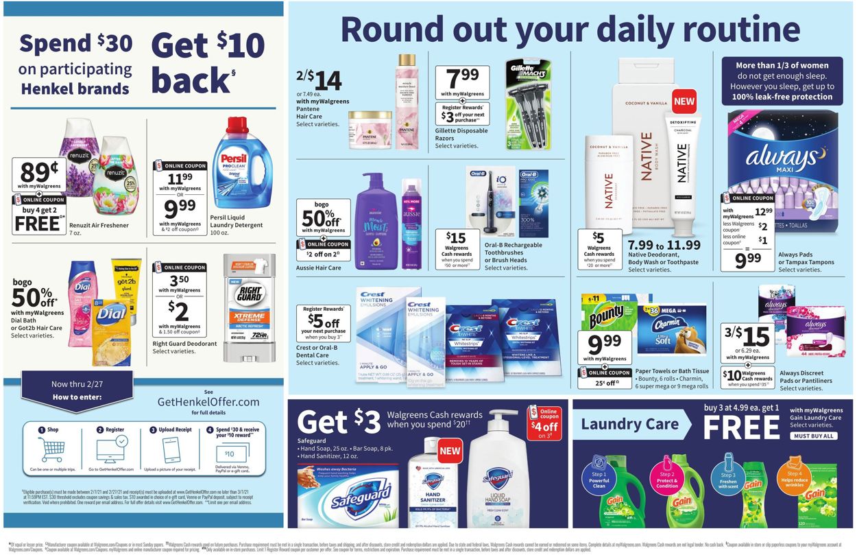Walgreens Weekly Ad Circular - valid 02/07-02/13/2021 (Page 14)