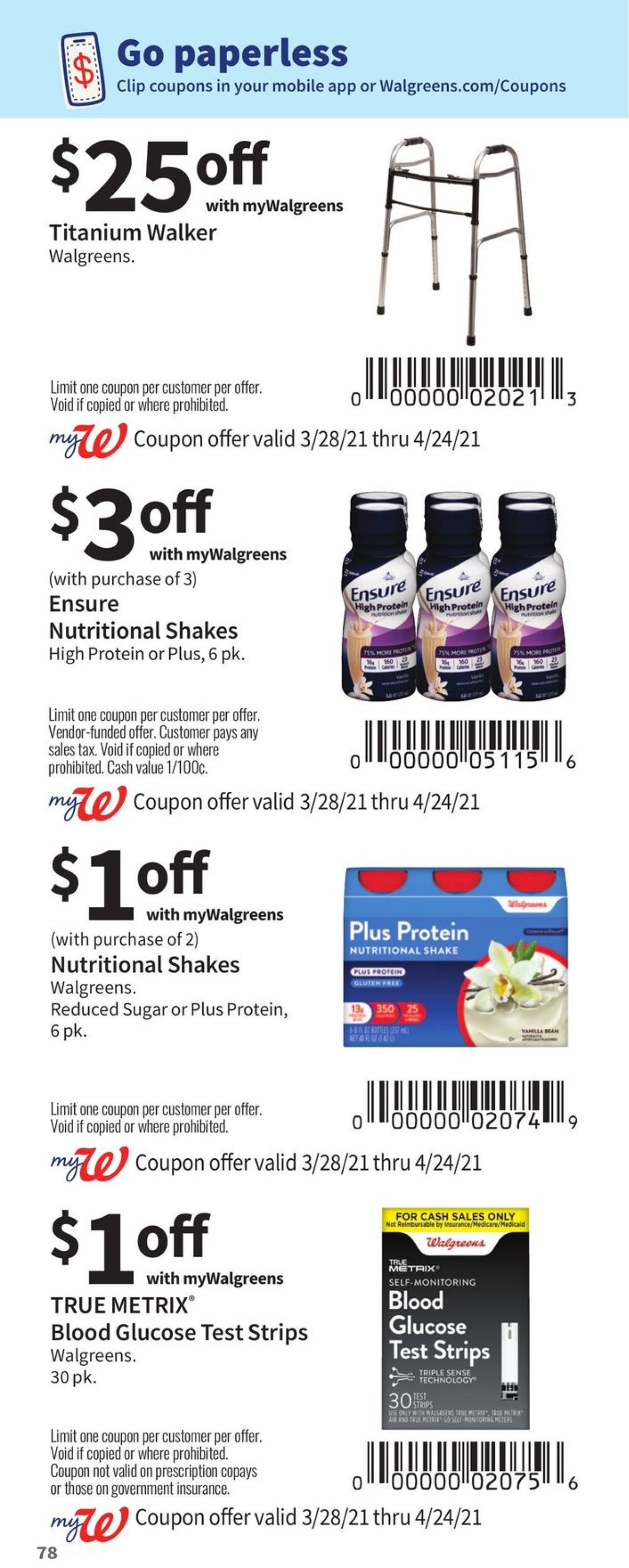 Walgreens Weekly Ad Circular - valid 03/28-04/24/2021 (Page 78)