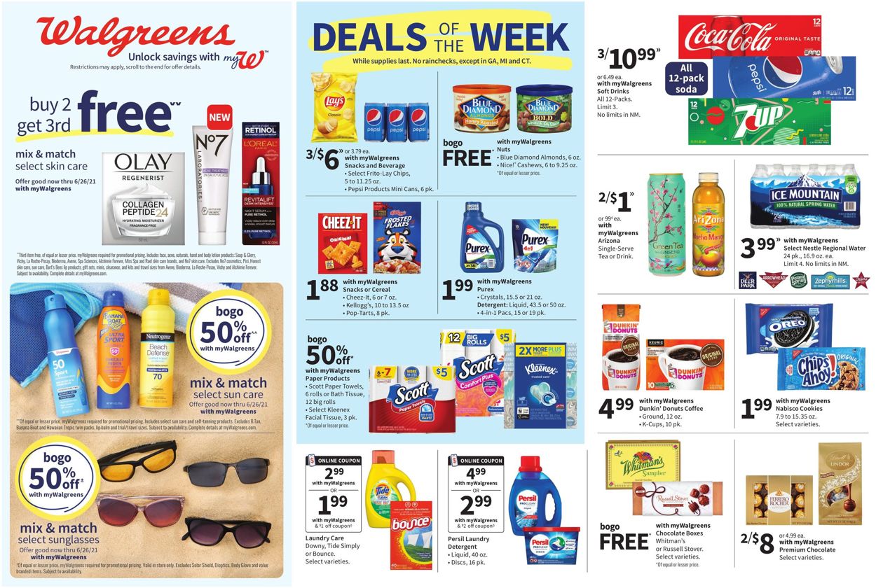 Walgreens Weekly Ad Circular - valid 06/13-06/19/2021