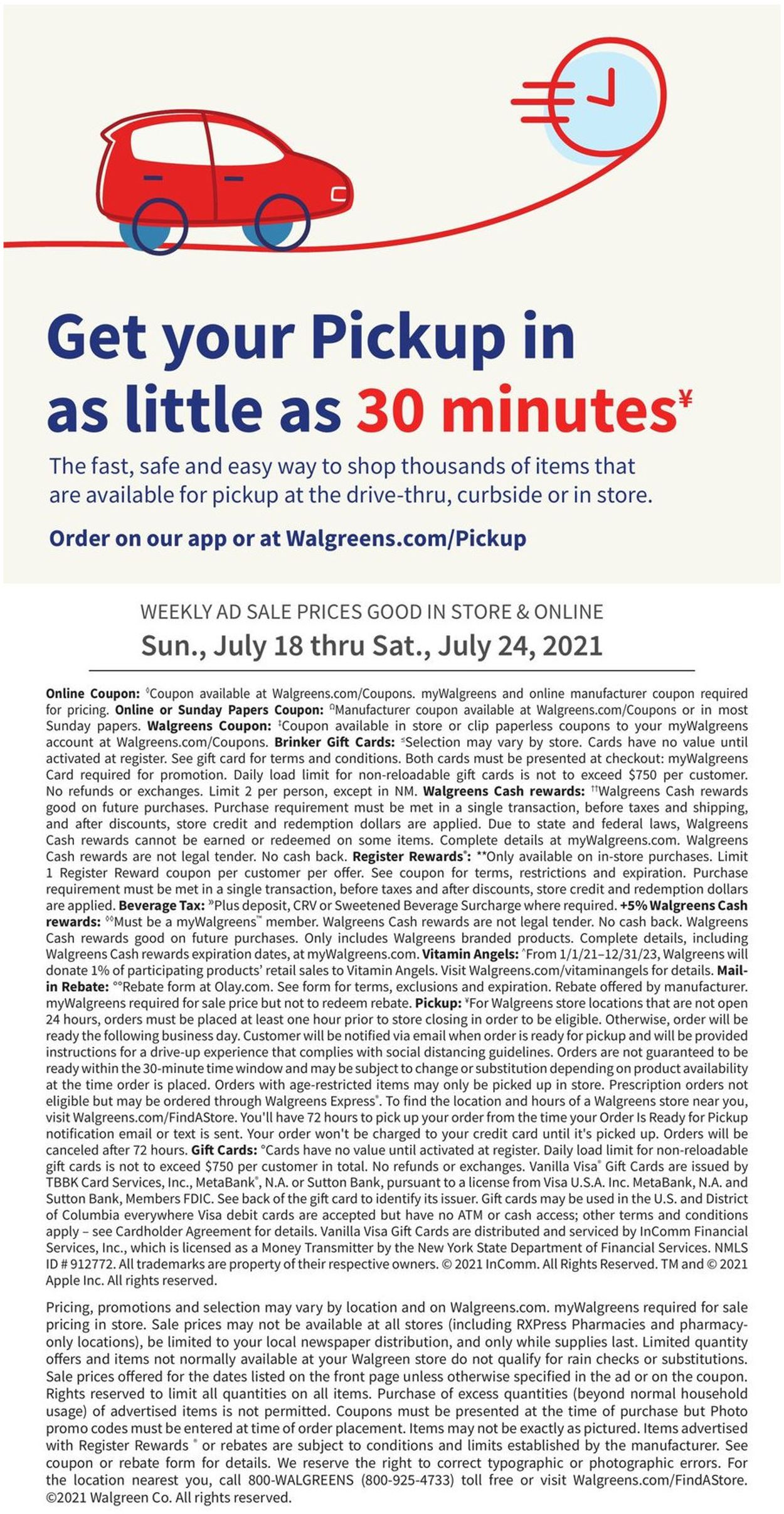Walgreens Weekly Ad Circular - valid 07/18-07/24/2021 (Page 20)