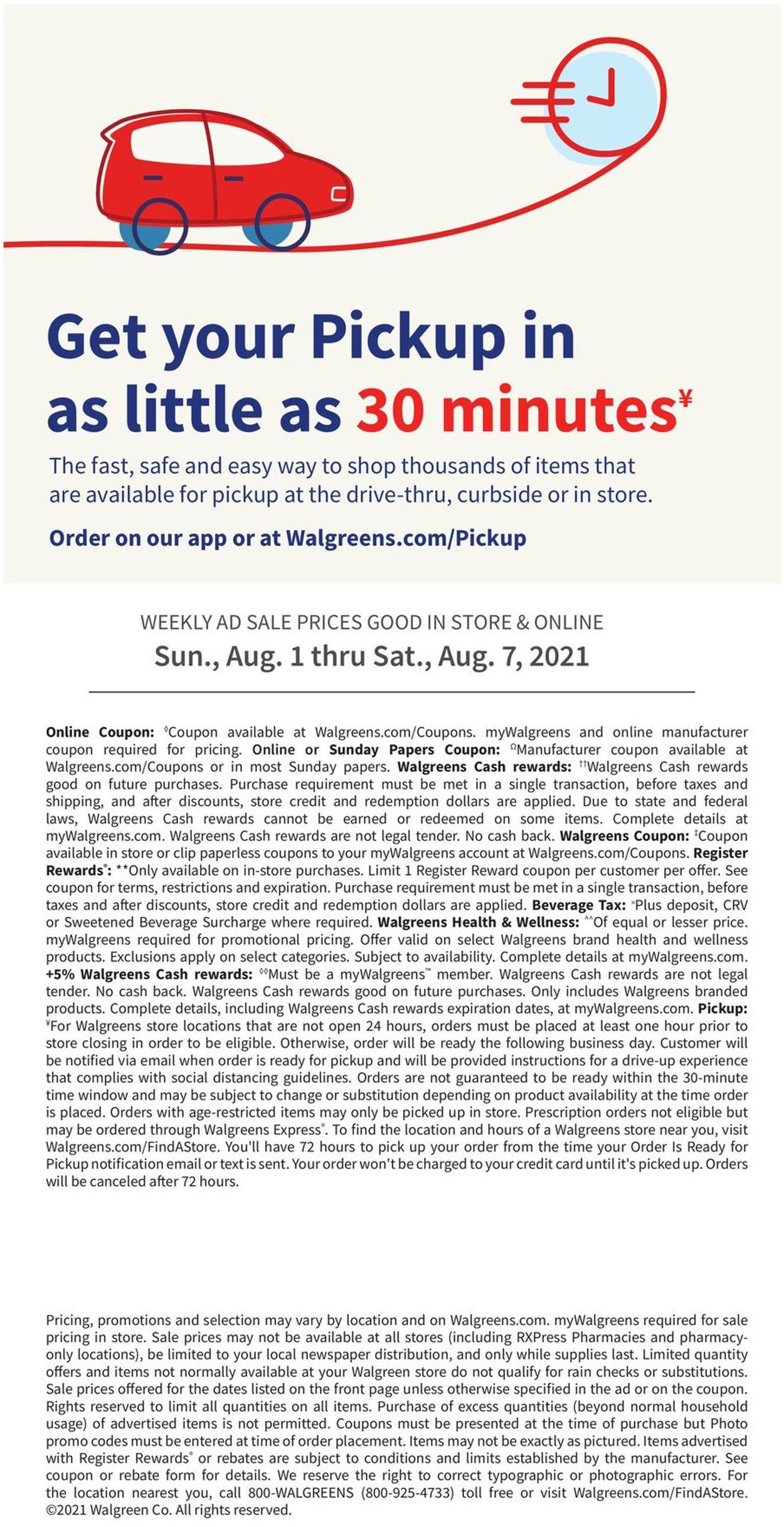Walgreens Weekly Ad Circular - valid 08/01-08/07/2021 (Page 29)