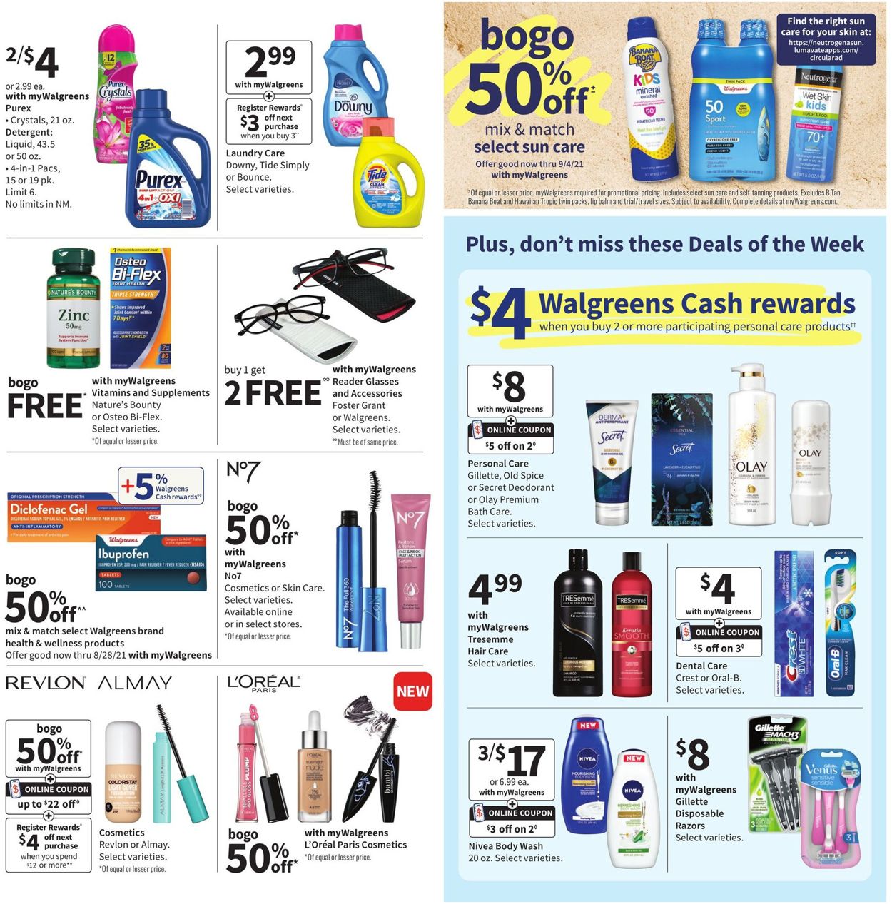 Walgreens Weekly Ad Circular - valid 08/15-08/21/2021 (Page 2)