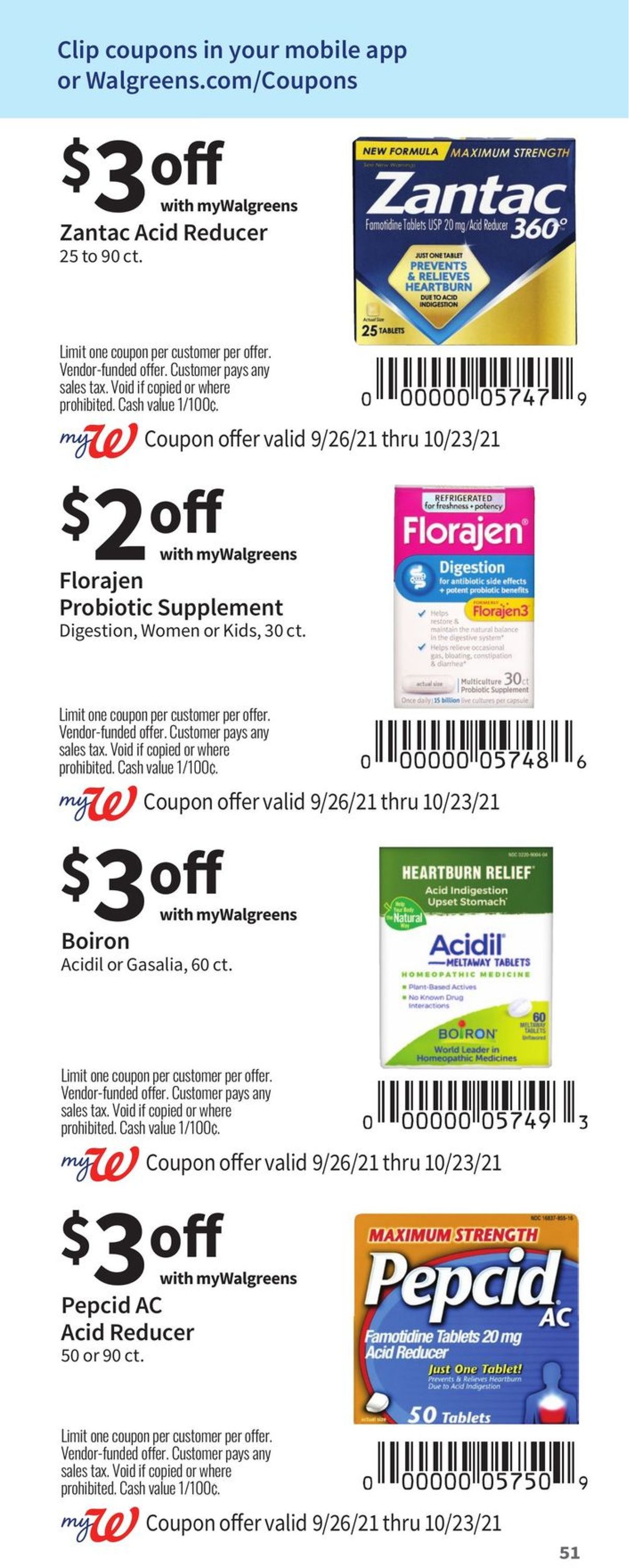 Walgreens Weekly Ad Circular - valid 09/26-10/23/2021 (Page 51)