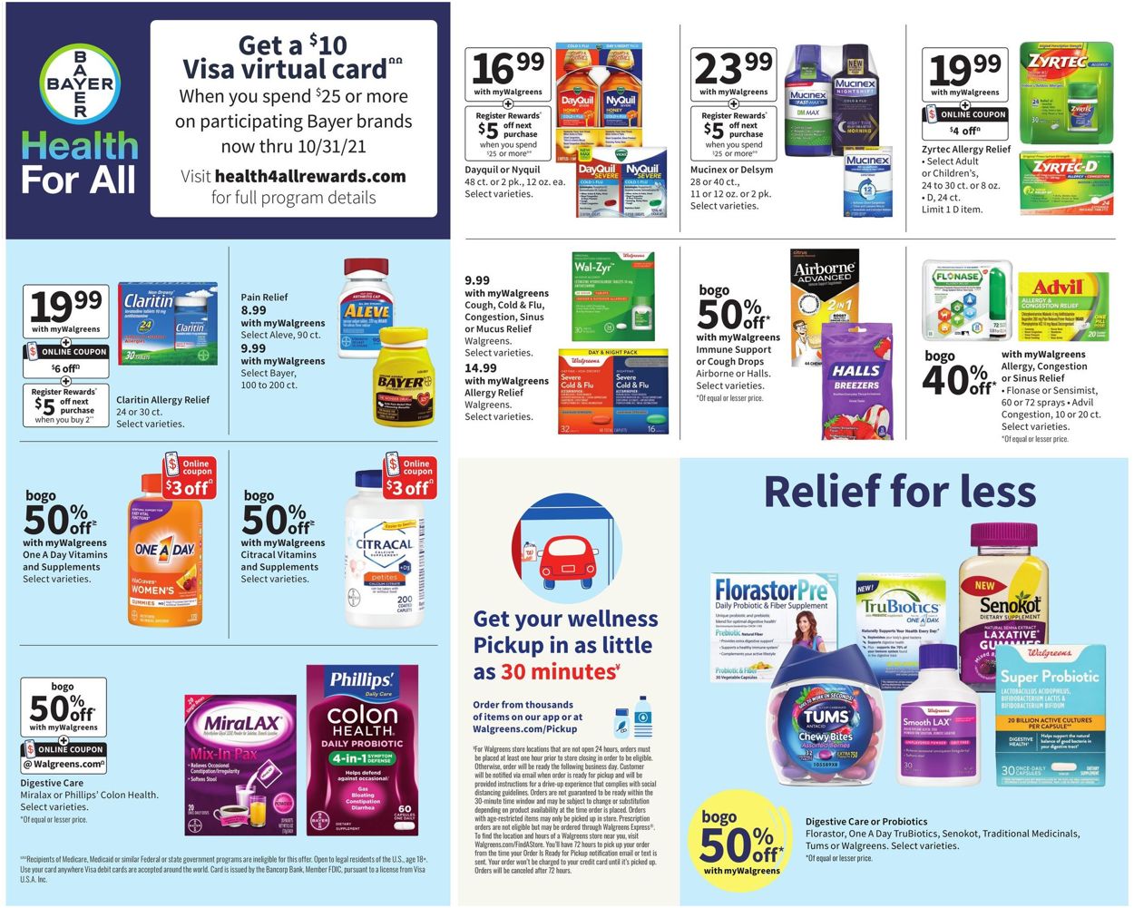 Walgreens Weekly Ad Circular - valid 10/03-10/09/2021 (Page 20)