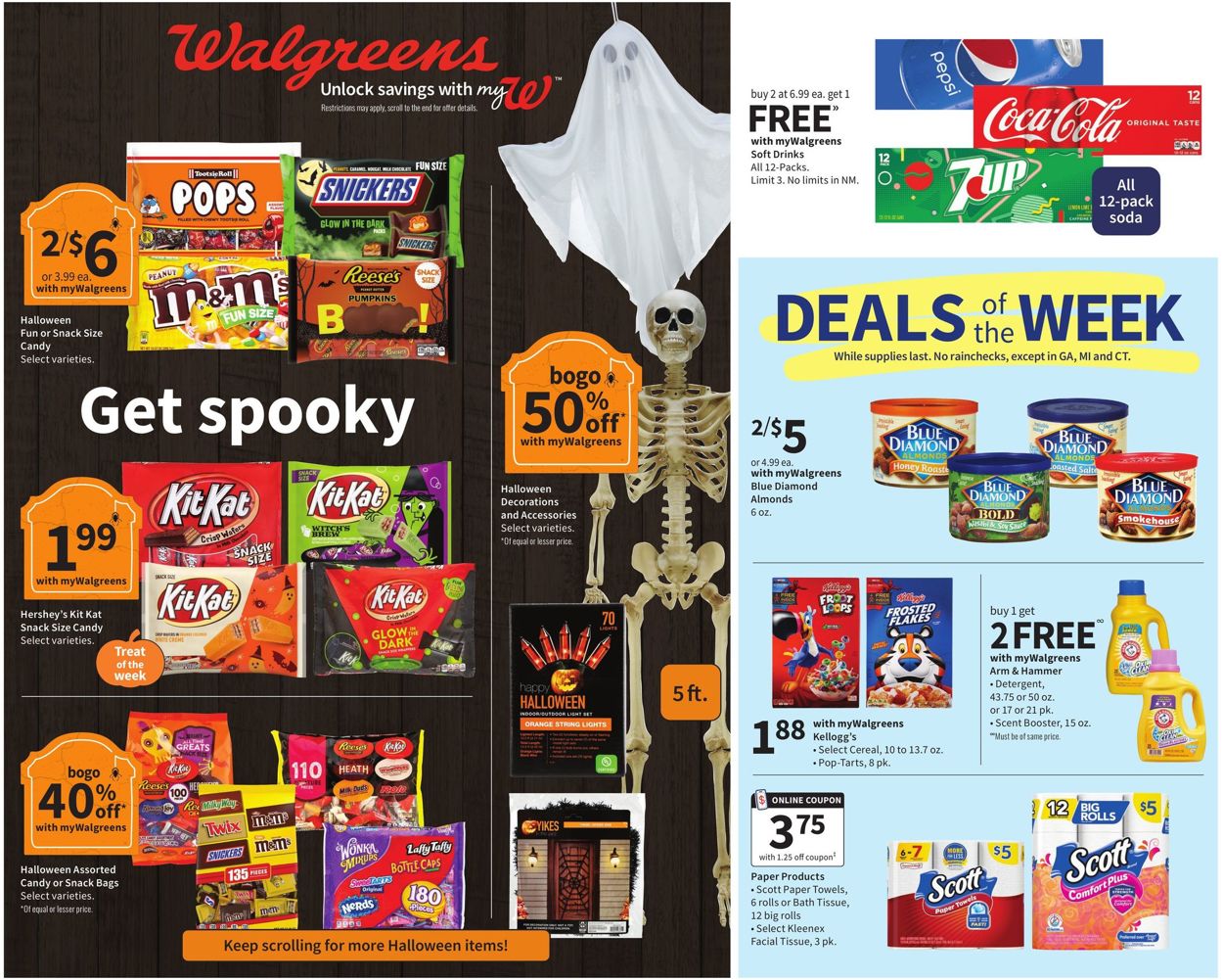 Walgreens Halloween 2021 Weekly Ad Circular - valid 10/17-10/23/2021