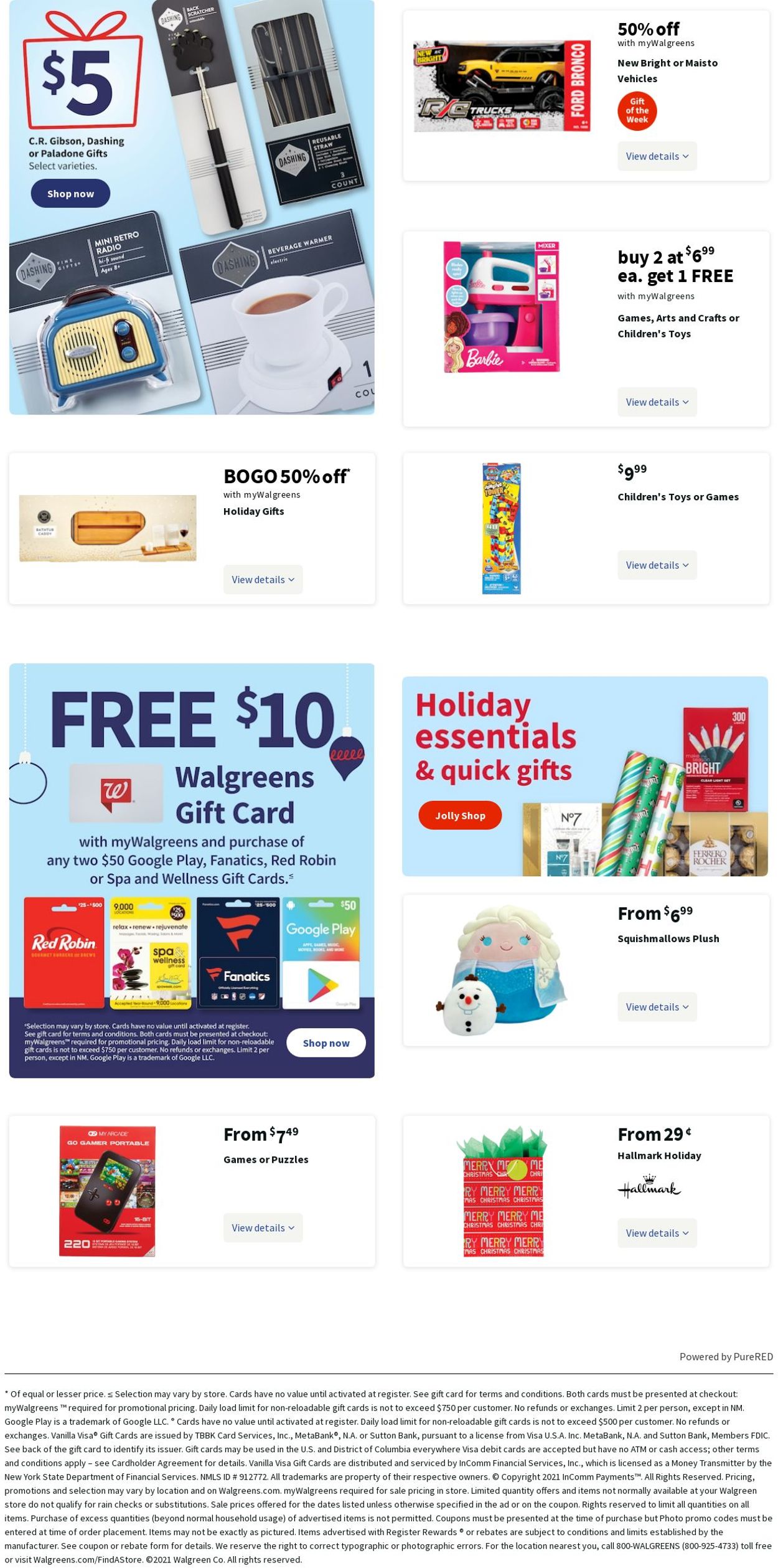 Walgreens HOLIDAY 2021 Weekly Ad Circular - valid 12/19-12/25/2021 (Page 9)