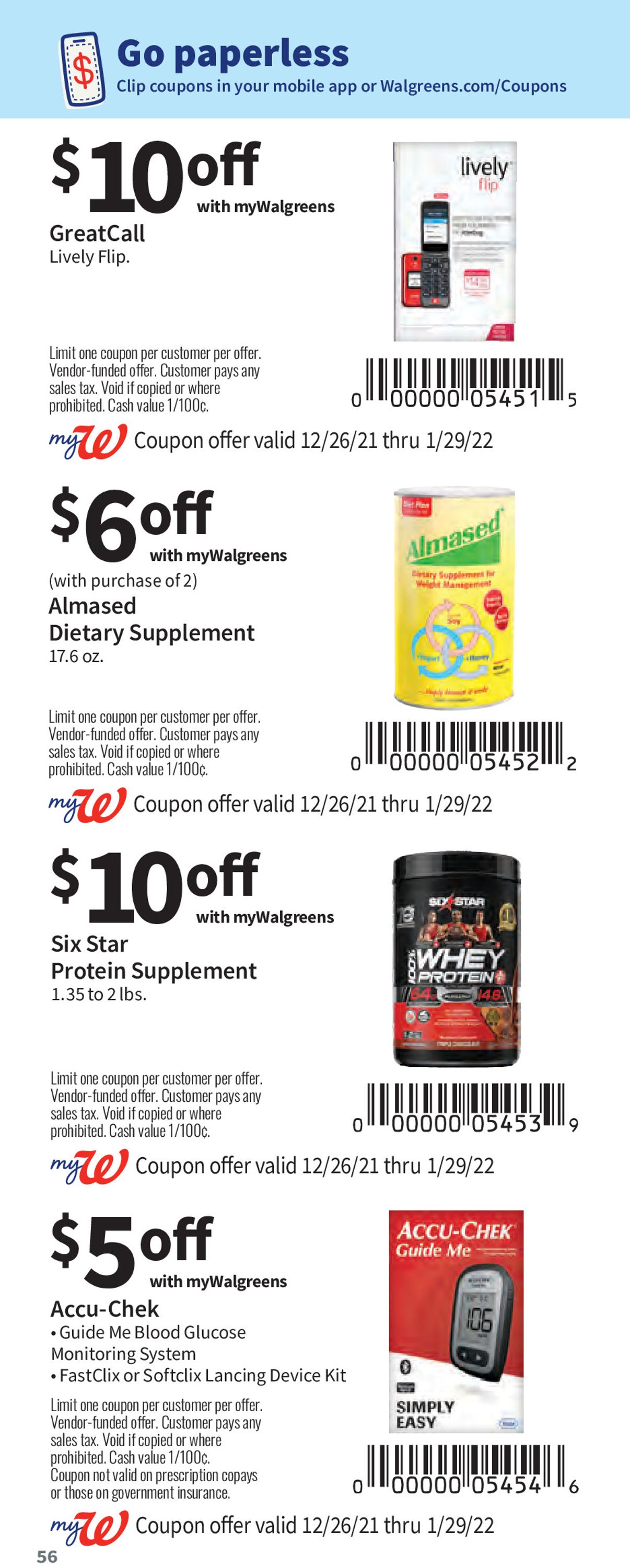 Walgreens Weekly Ad Circular - valid 12/26-01/29/2022 (Page 46)