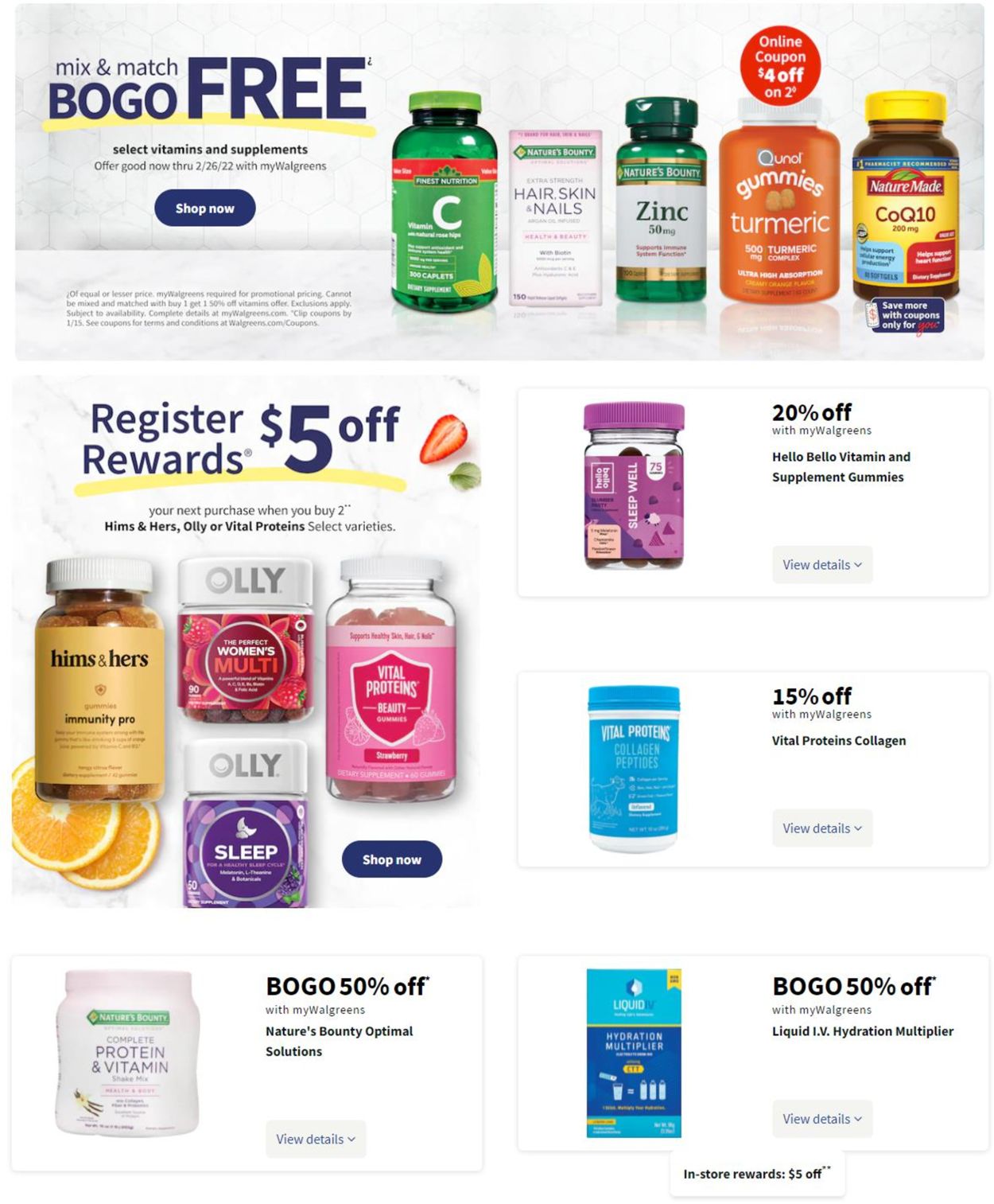 Walgreens Weekly Ad Circular - valid 01/09-01/15/2022 (Page 20)