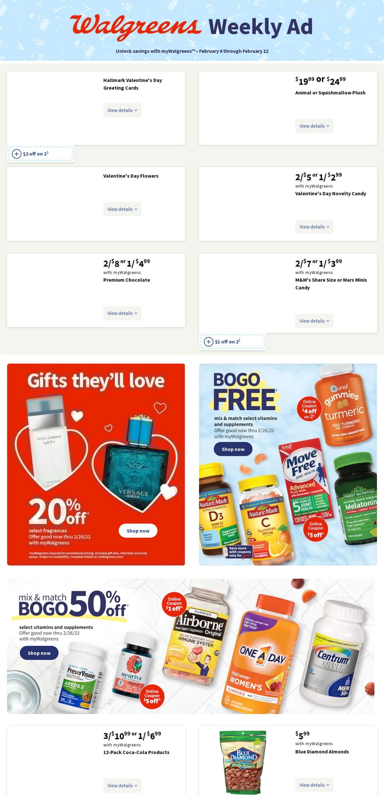 Walgreens Weekly Ad Circular - valid 02/06-02/12/2022