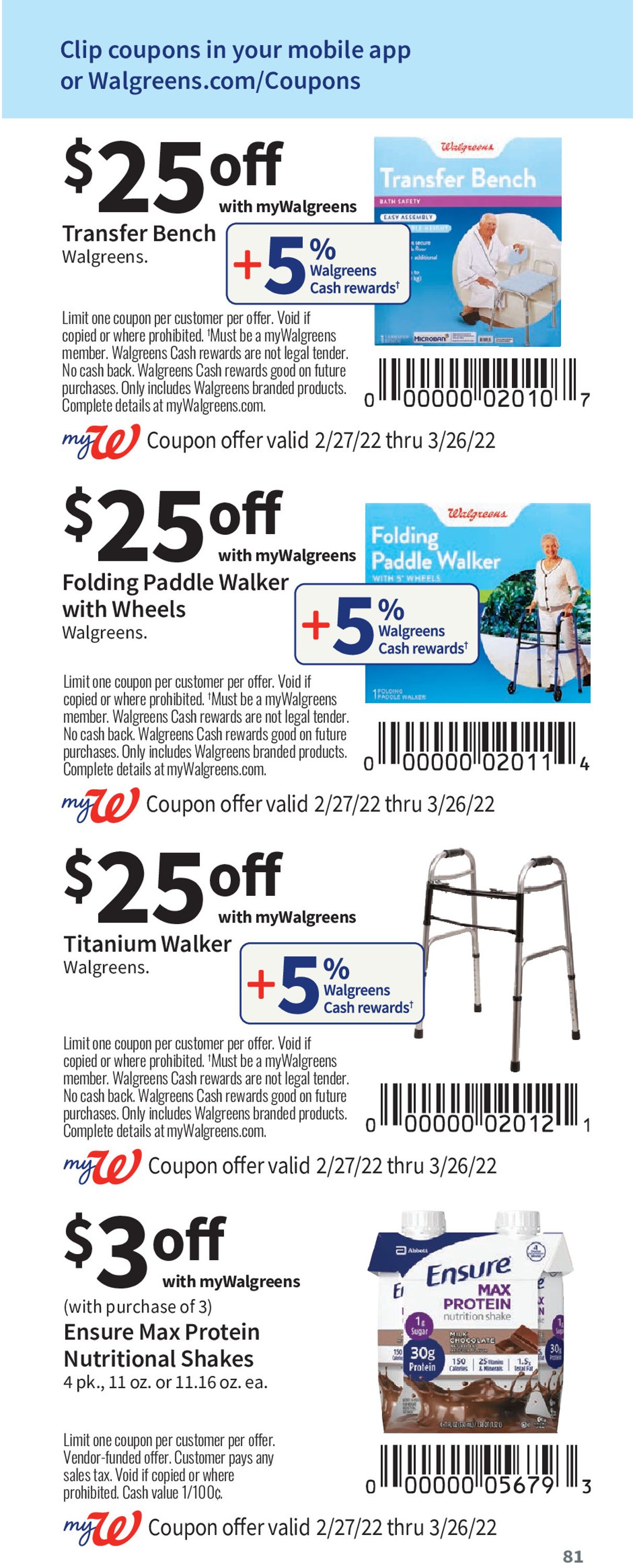 Walgreens Weekly Ad Circular - valid 02/27-03/26/2022 (Page 81)