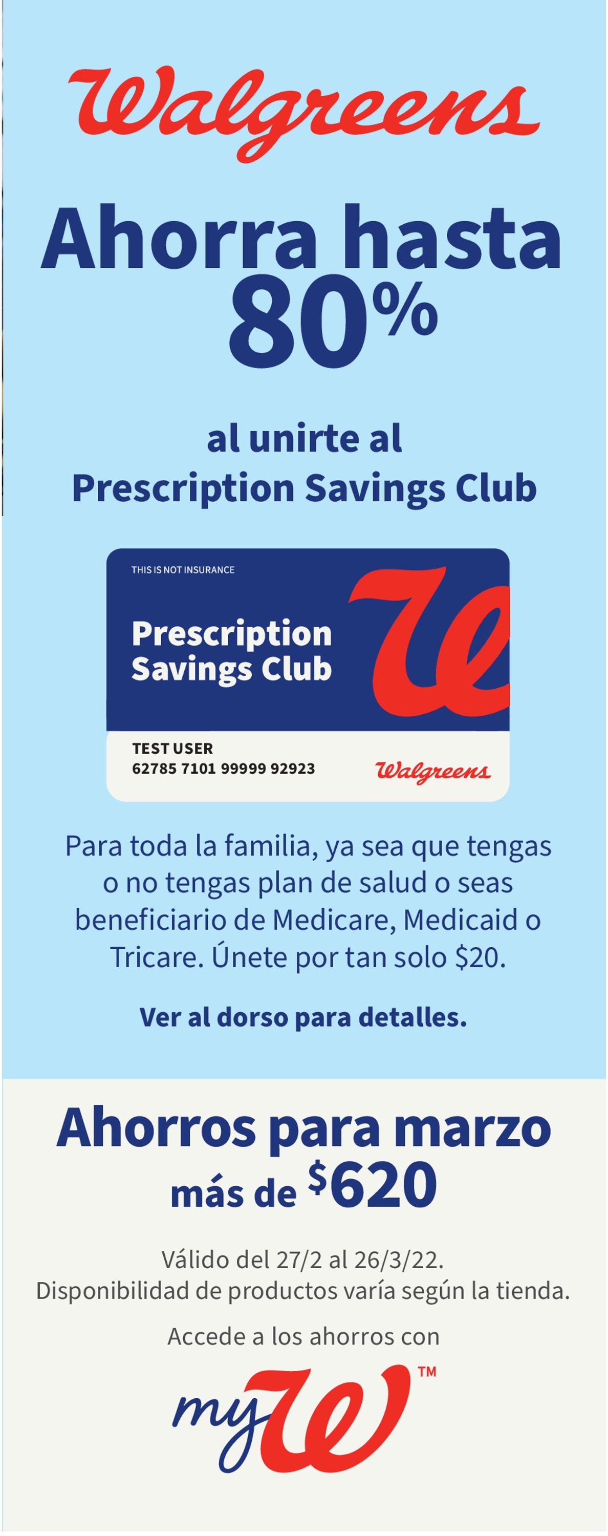 Walgreens Weekly Ad Circular - valid 02/27-03/26/2022