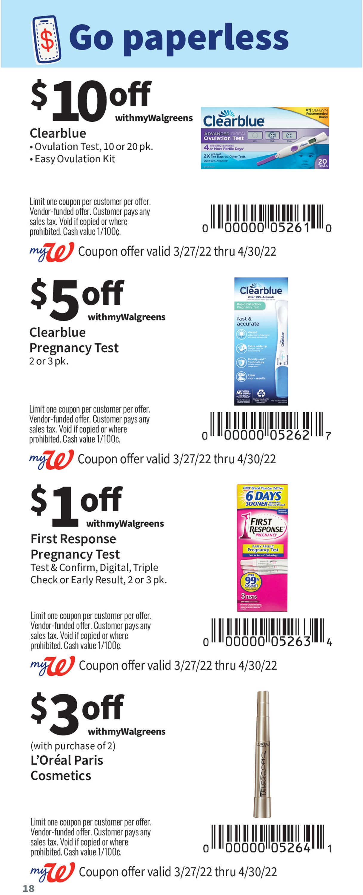Walgreens Weekly Ad Circular - valid 03/27-04/30/2022 (Page 18)