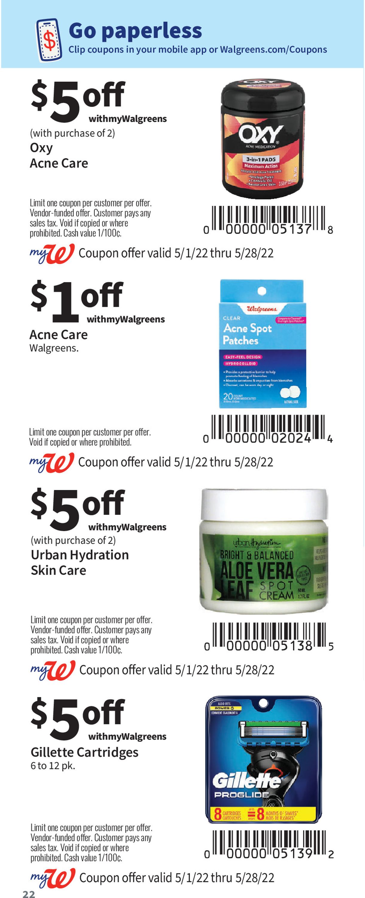Walgreens Weekly Ad Circular - valid 05/01-05/28/2022 (Page 22)