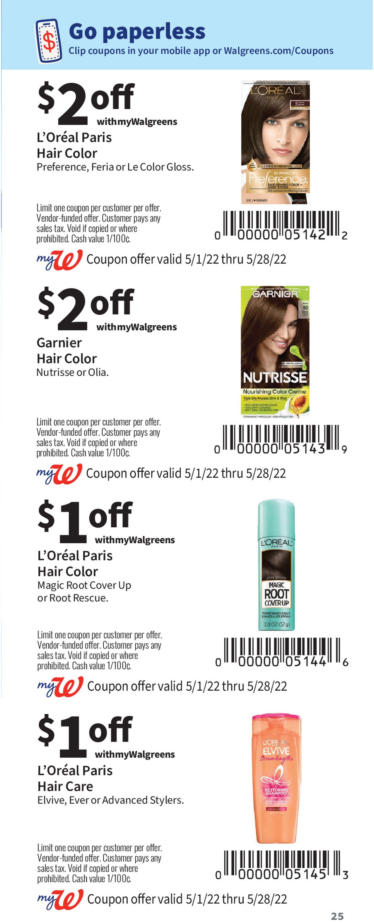 Walgreens Weekly Ad Circular - valid 05/01-05/28/2022 (Page 25)