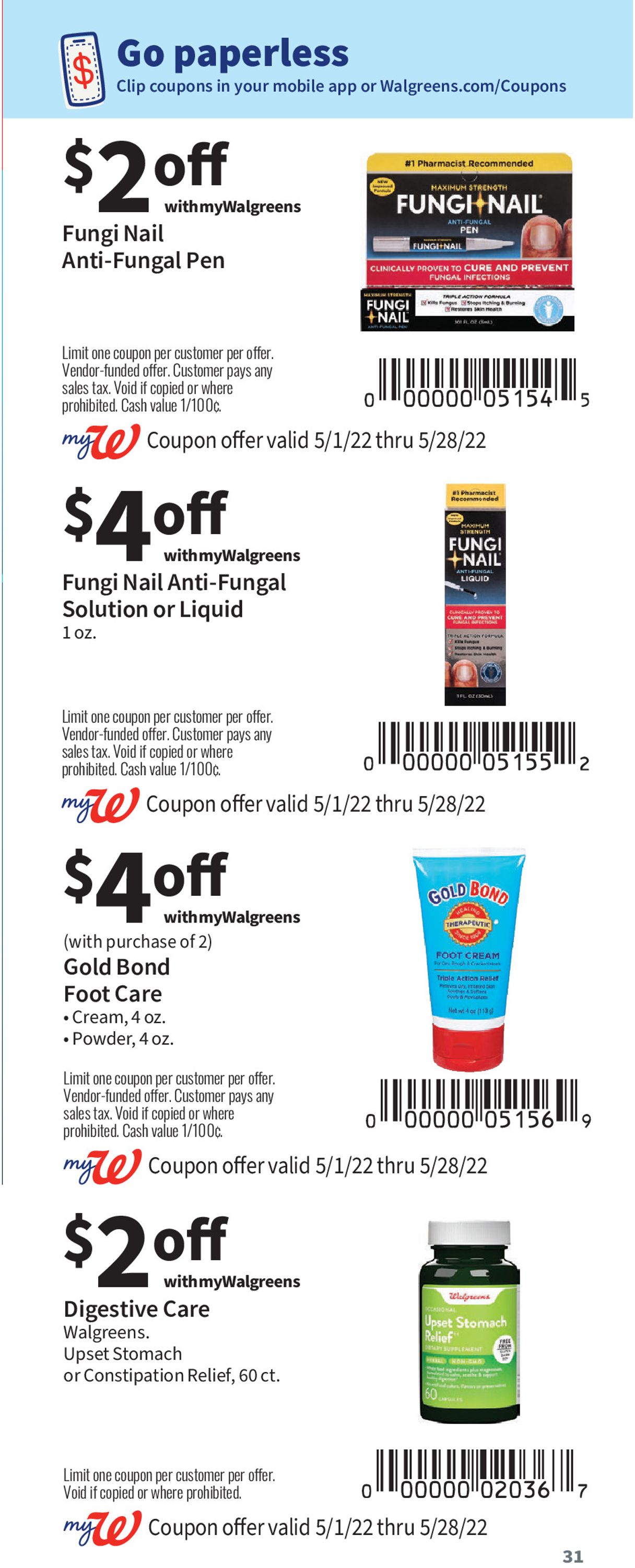 Walgreens Weekly Ad Circular - valid 05/01-05/28/2022 (Page 31)