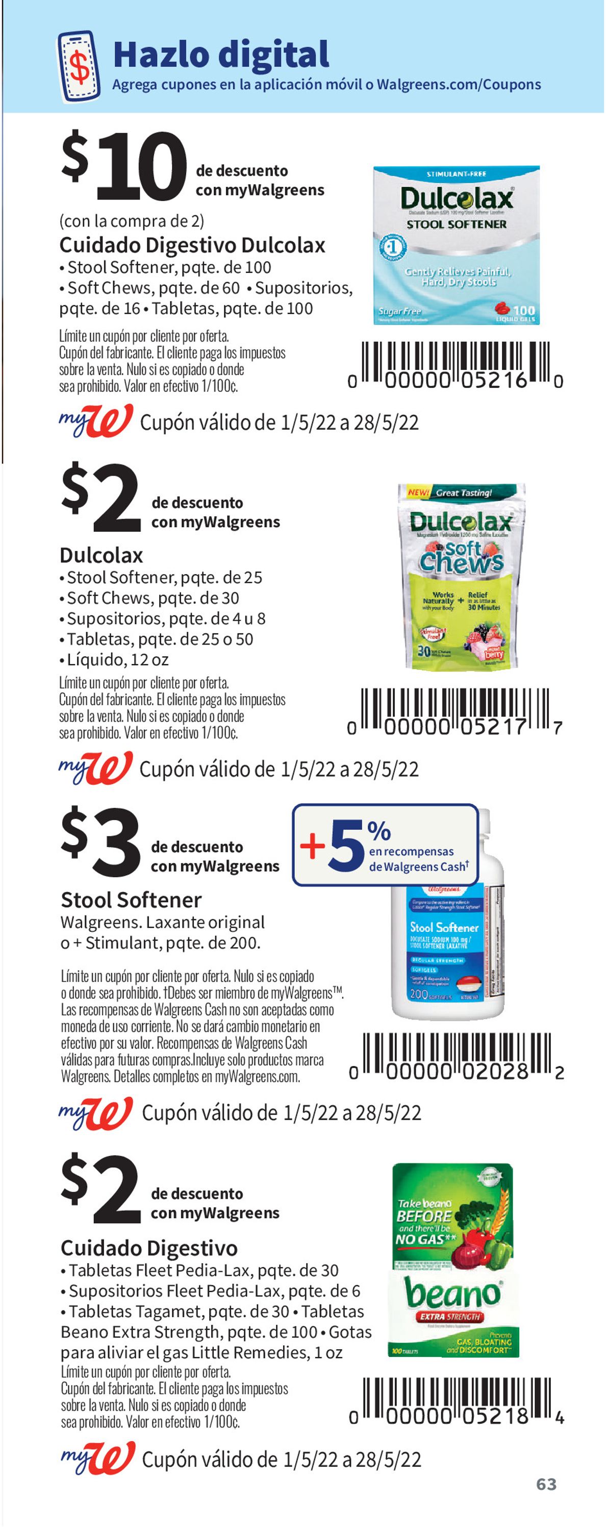 Walgreens Weekly Ad Circular - valid 05/01-05/28/2022 (Page 63)