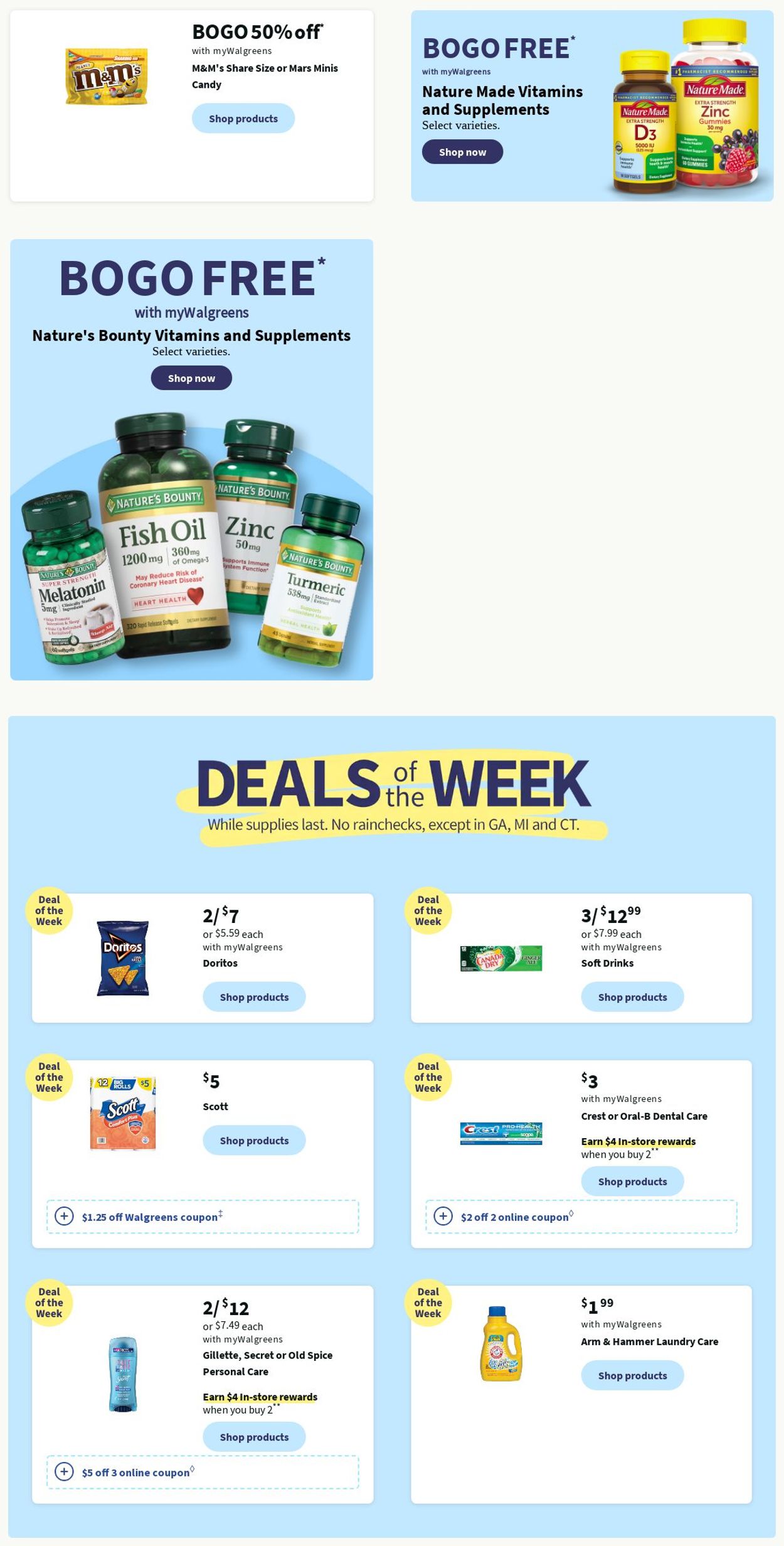 Walgreens Weekly Ad Circular - valid 07/04-07/10/2022