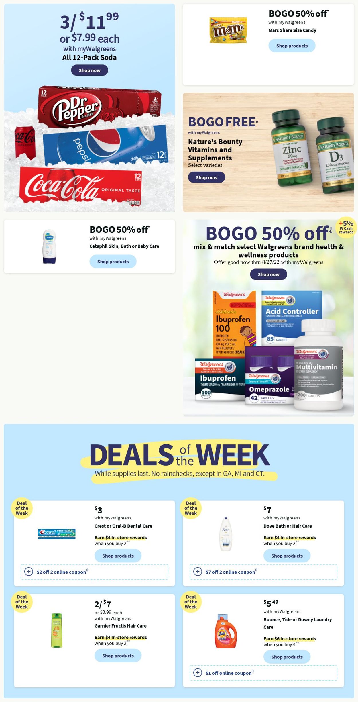 Walgreens Weekly Ad Circular - valid 07/24-07/30/2022