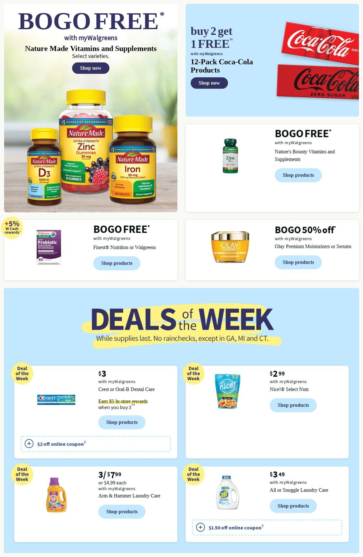 Walgreens Weekly Ad Circular - valid 08/21-08/27/2022