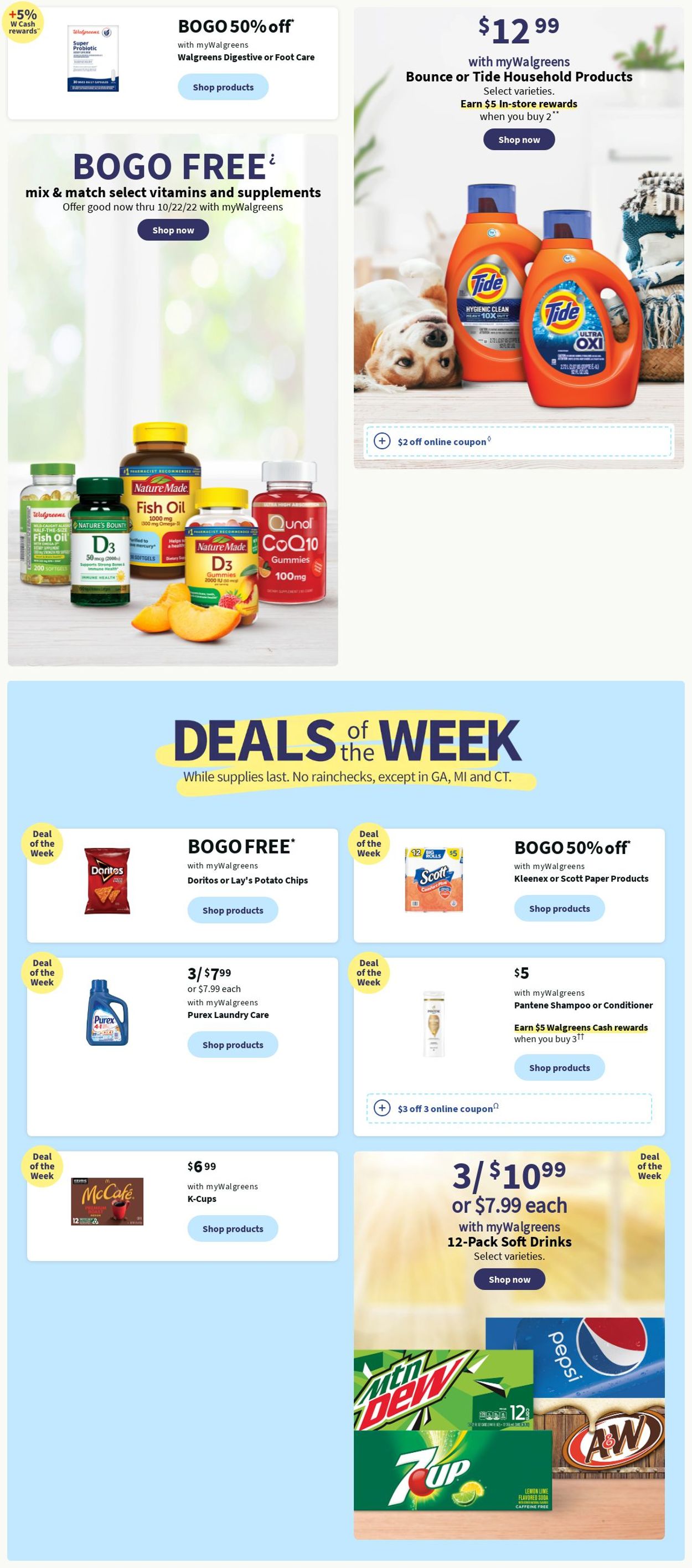 Walgreens Weekly Ad Circular - valid 08/28-09/03/2022