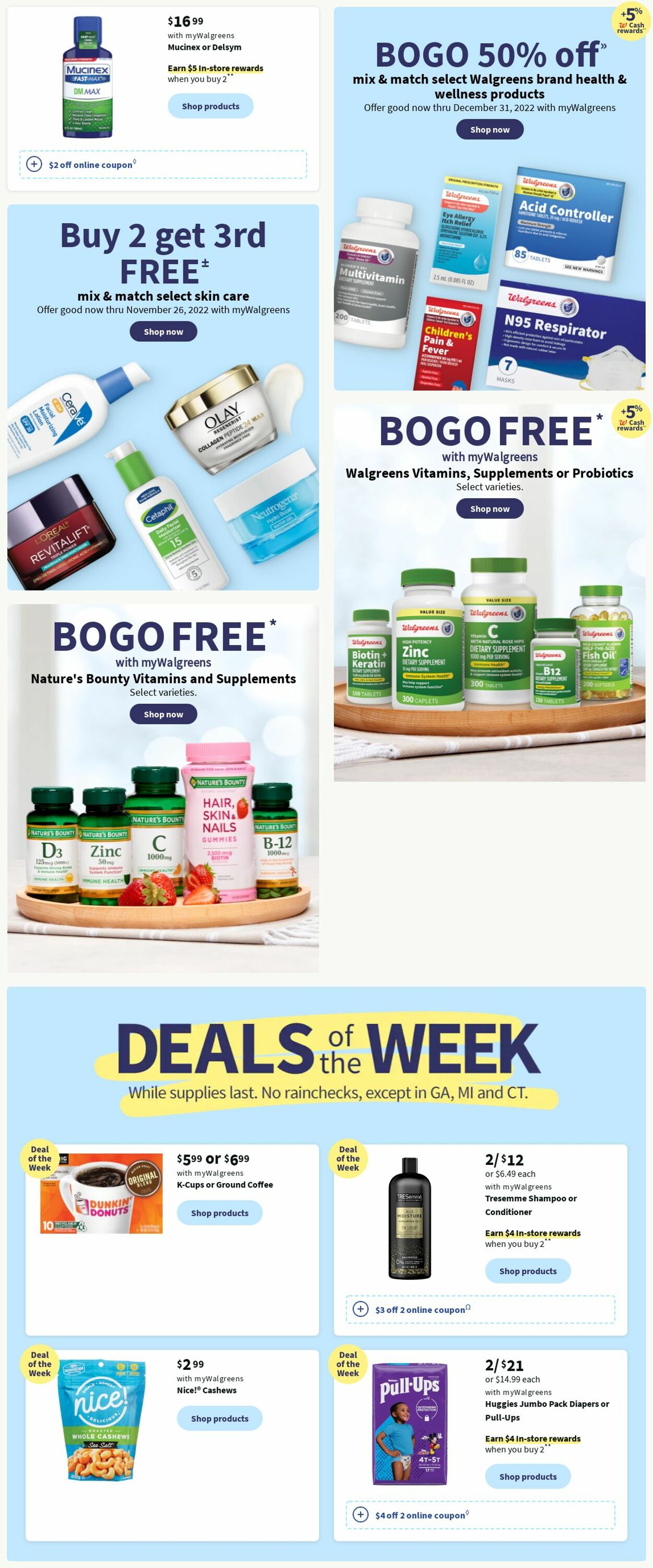 Walgreens Weekly Ad Circular - valid 11/06-11/12/2022