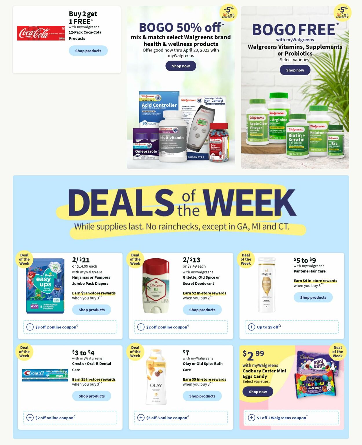 Walgreens Weekly Ad Circular - valid 03/26-04/01/2023