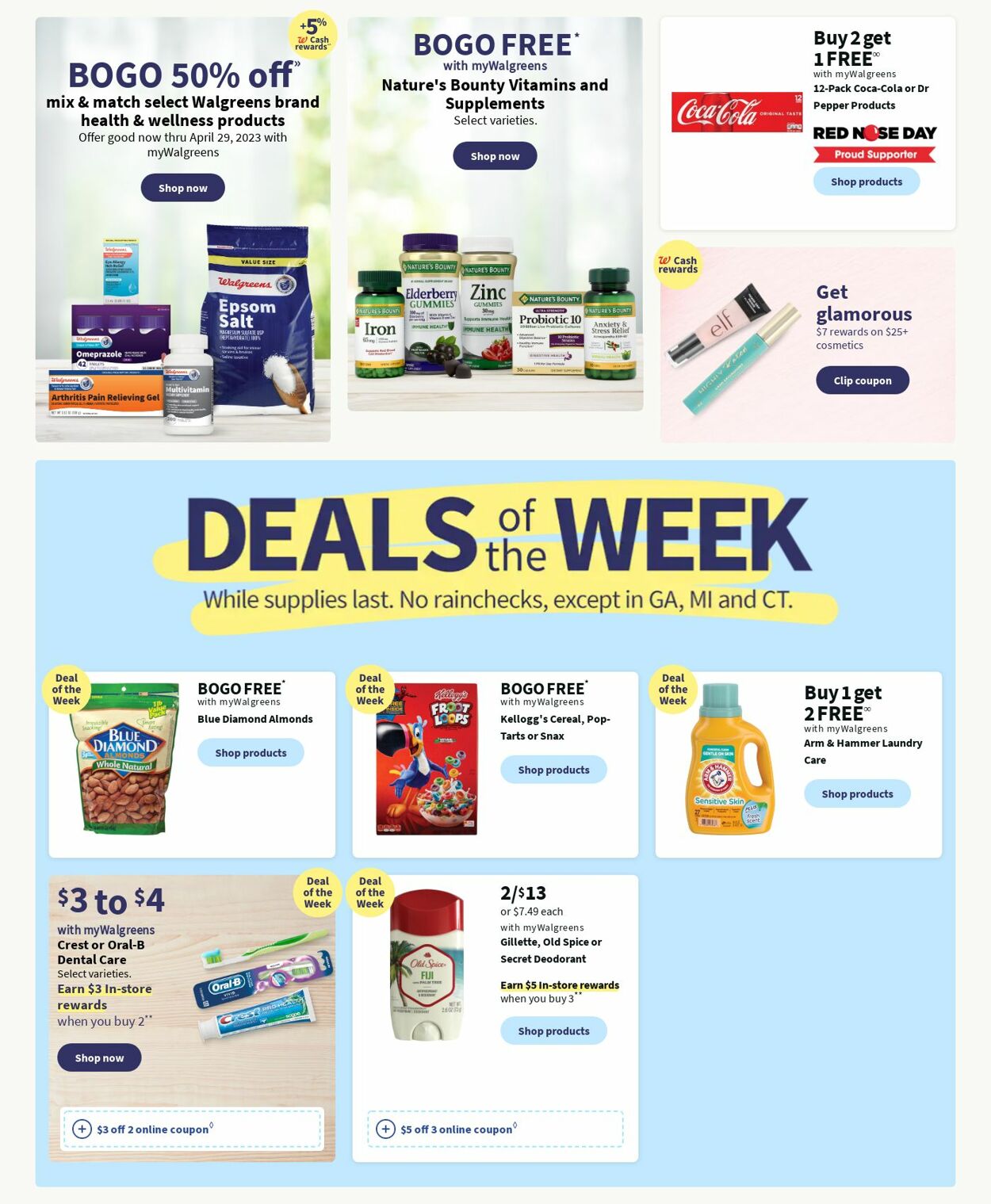Walgreens Weekly Ad Circular - valid 04/16-04/22/2023
