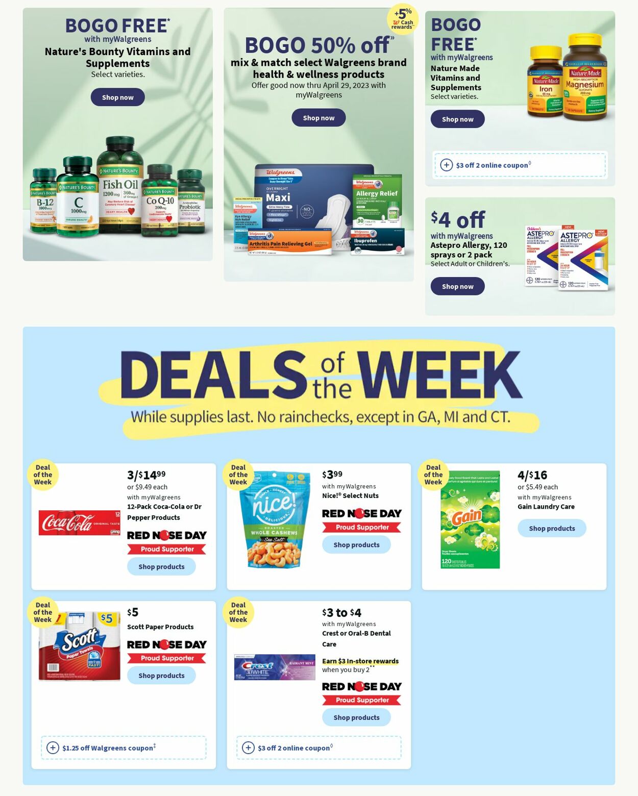 Walgreens Weekly Ad Circular - valid 04/23-04/29/2023