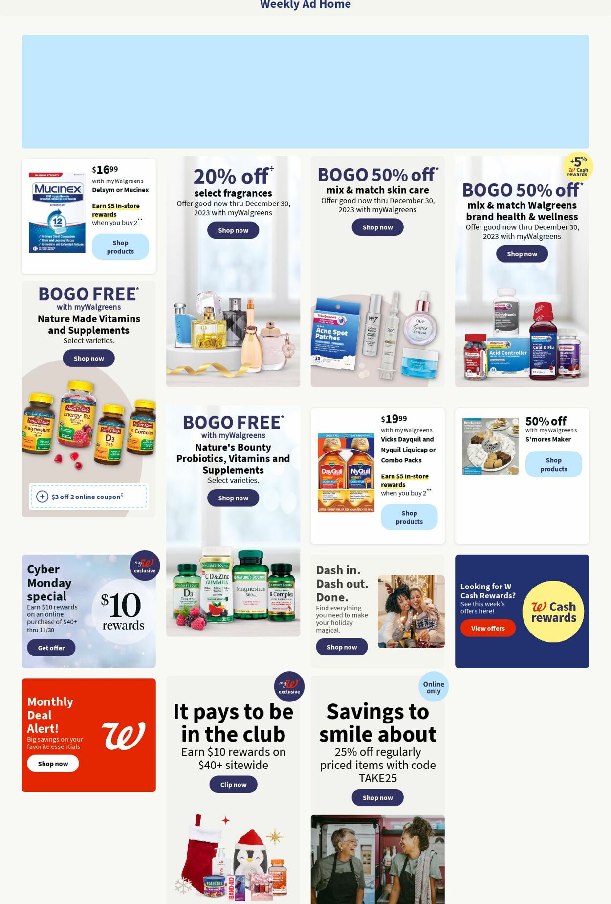 Walgreens Weekly Ad Circular - valid 11/27-12/06/2023 (Page 3)